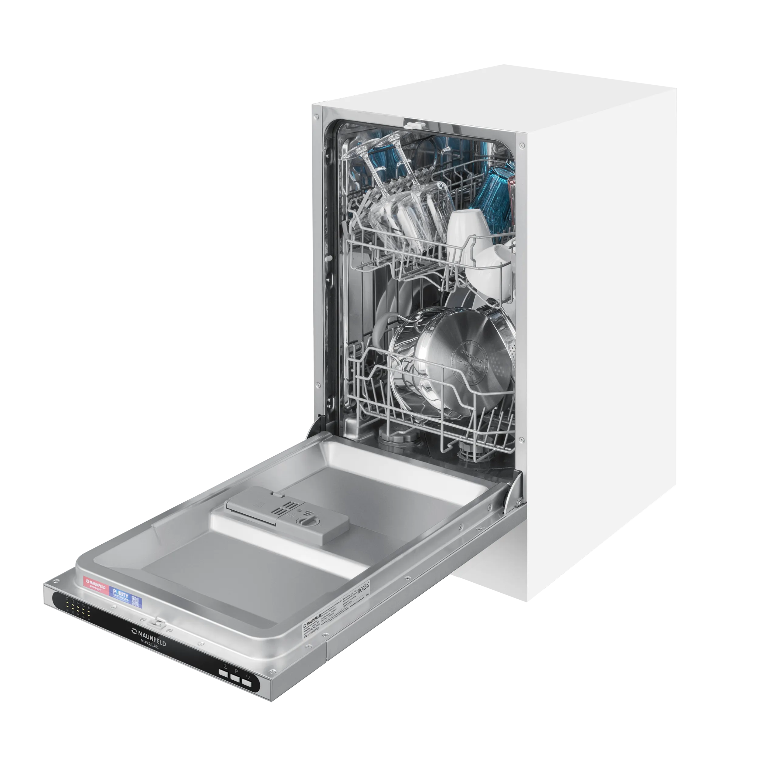 Посудомоечная машина MAUNFELD MLP4529A01 Нержавеющая сталь