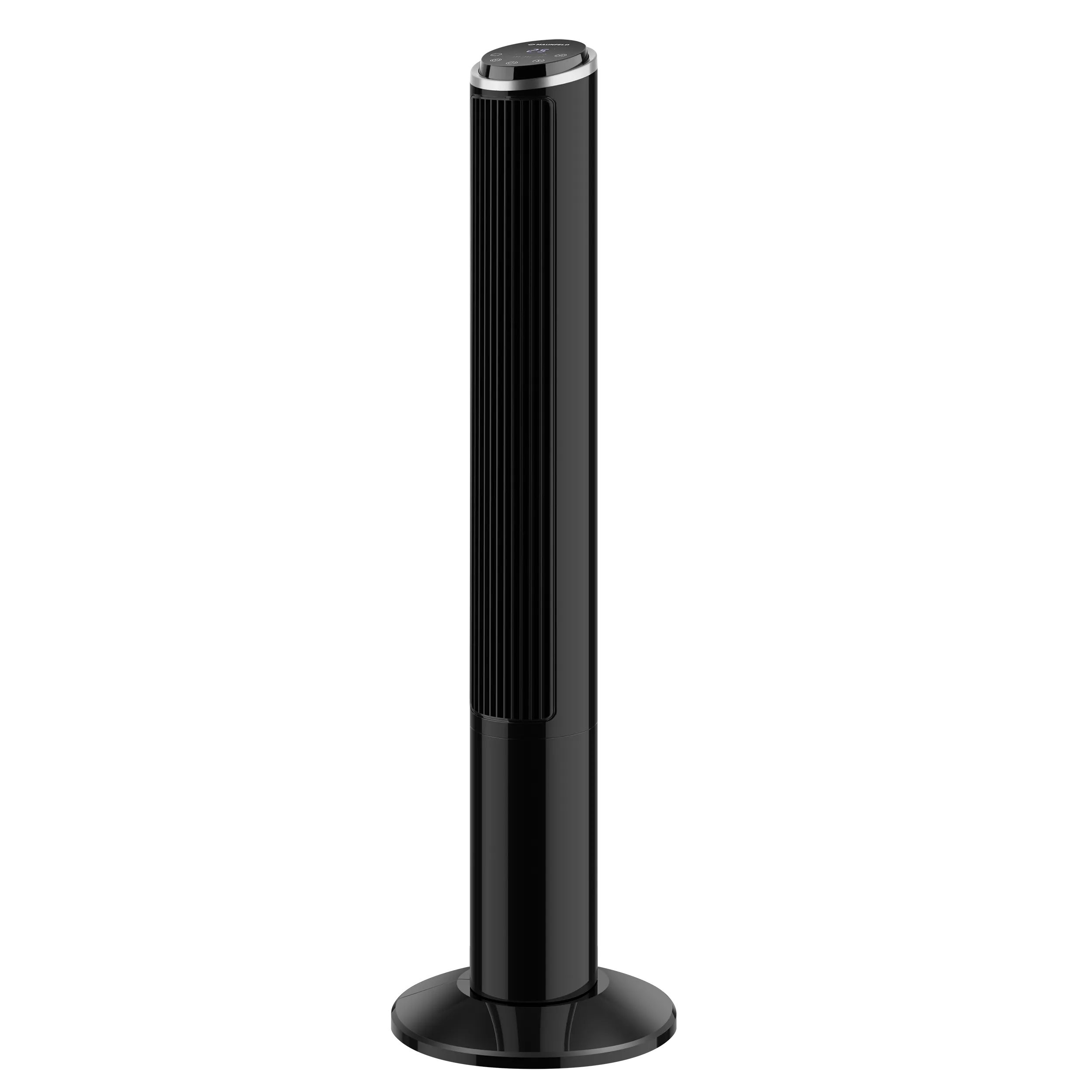 Напольный вентилятор с таймером и пультом MAUNFELD MTF1000BR Черный