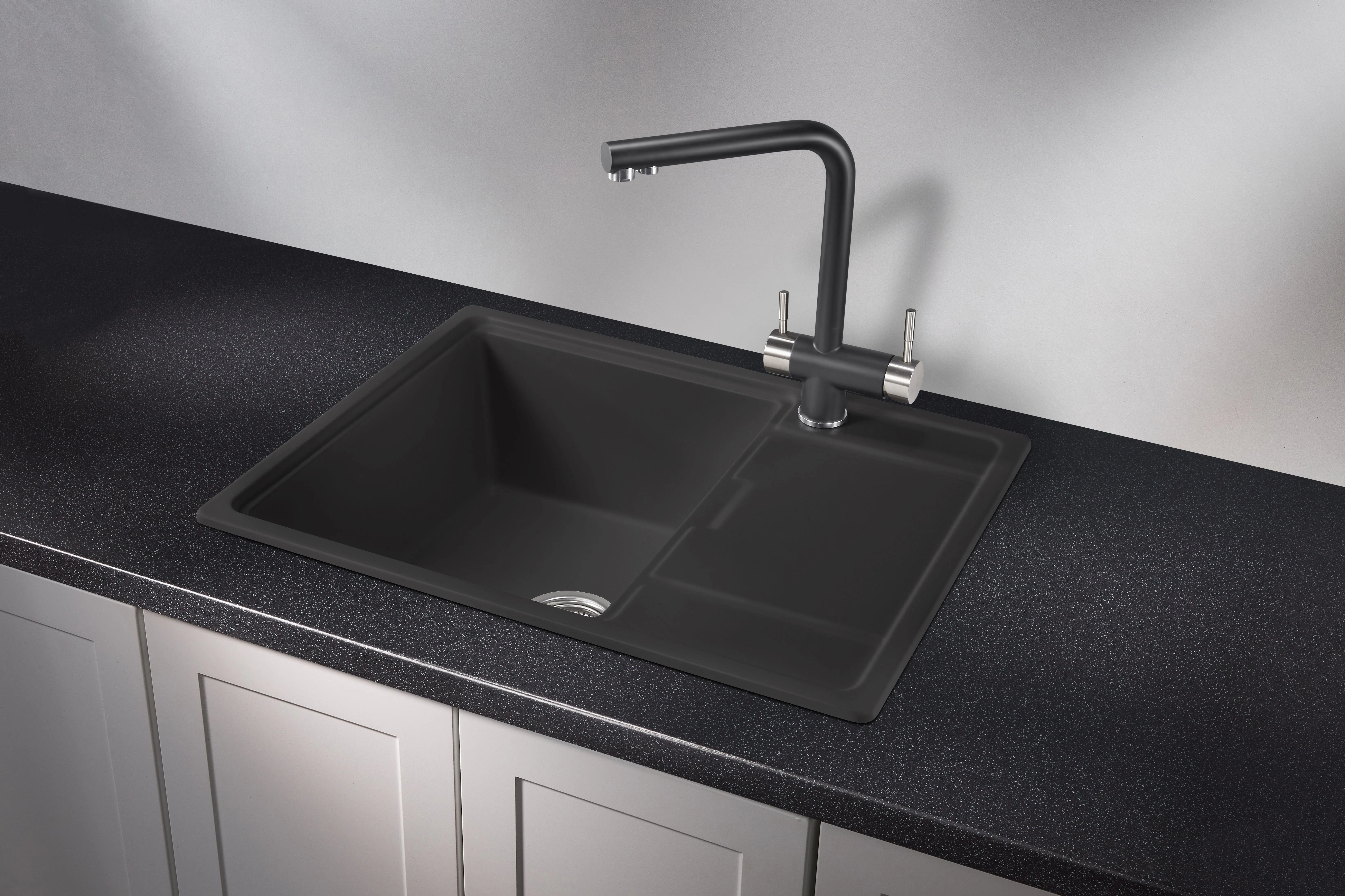 6503, ТУРМАЛИН, кухонная мойка, кварц