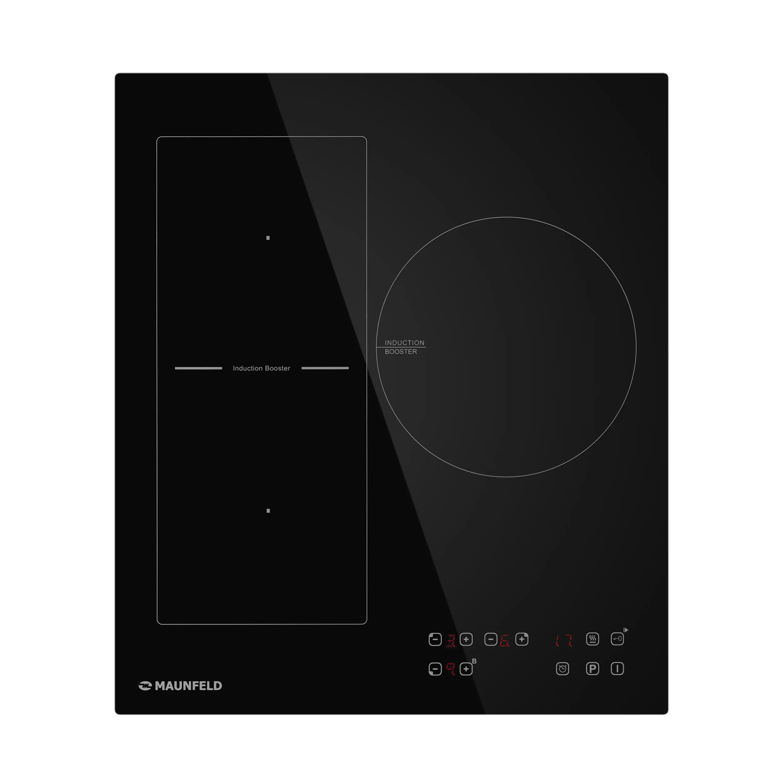 Индукционная варочная панель с объединением зон Bridge Induction MAUNFELD CVI453BK1 Черный