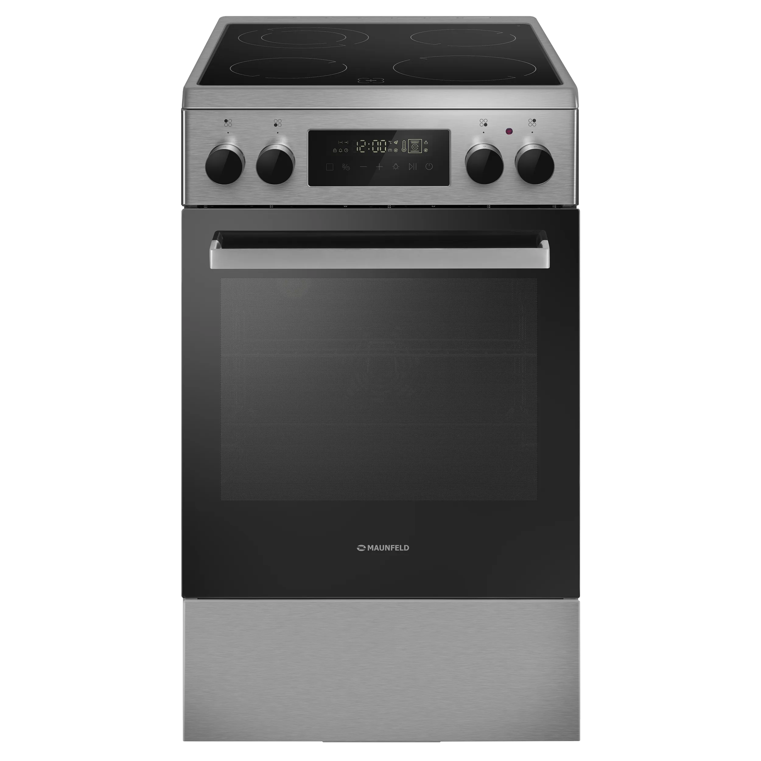 Электрическая стеклокерамическая плита MAUNFELD MEC51109TD Нержавеющая сталь