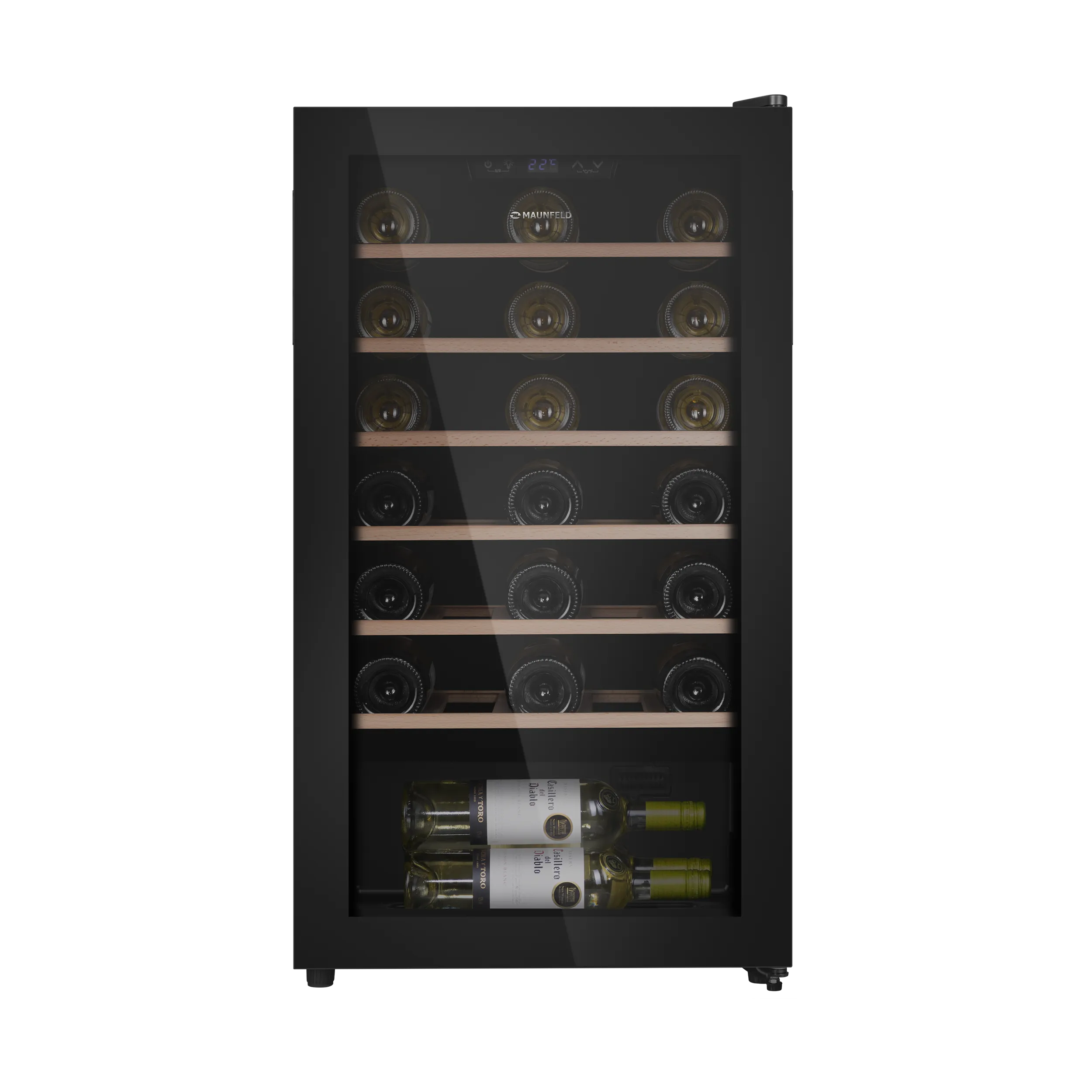 Винный шкаф MAUNFELD MFWC-85S34 Черный