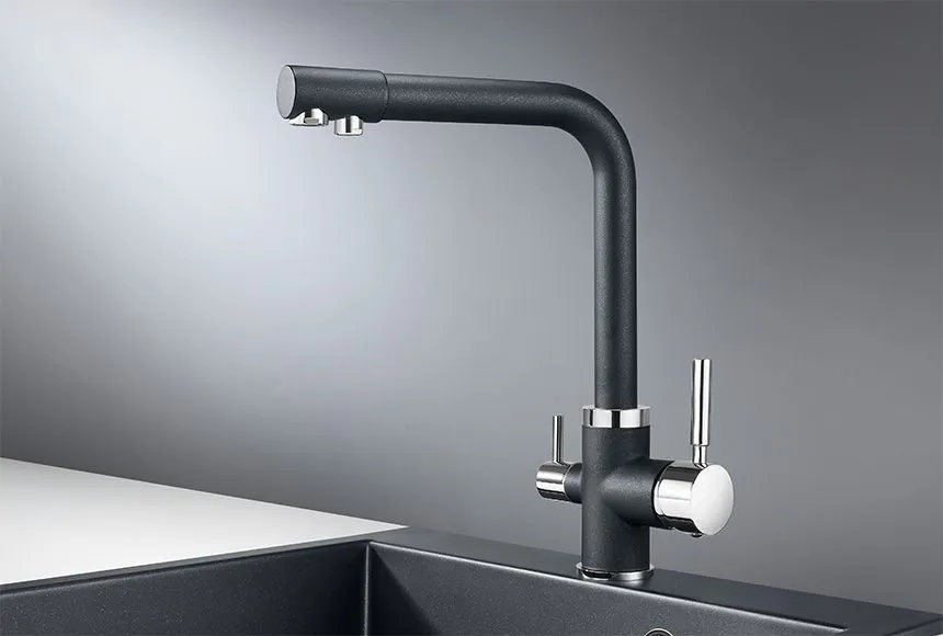 2015, ШВАРЦ (чёрный металлик), СМЕСИТЕЛЬ КУХОННЫЙ