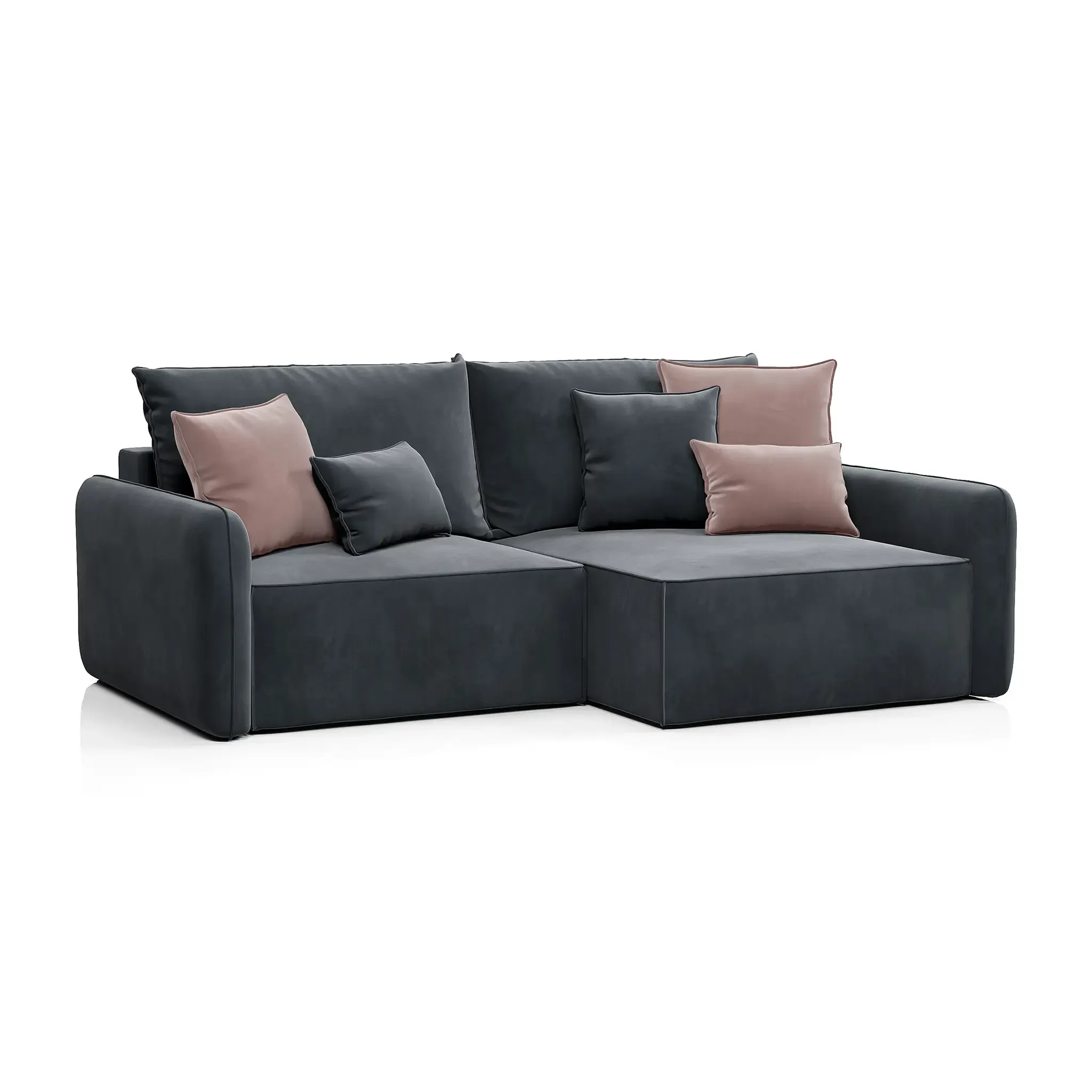 ПОРТЛЕНД Диван угловой серый