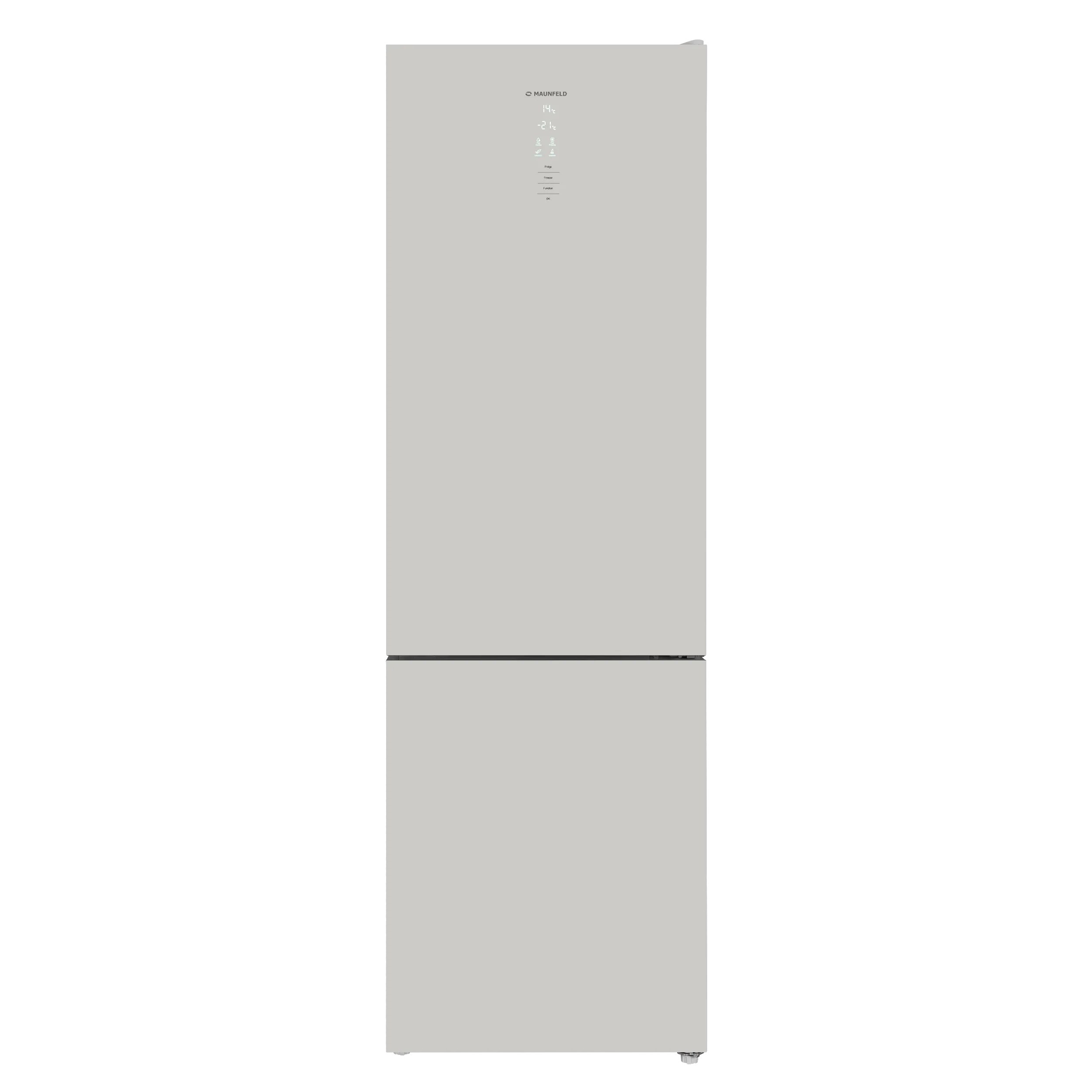 Холодильник MAUNFELD MFF200NFBG Matt Inverter Бежевый матовый