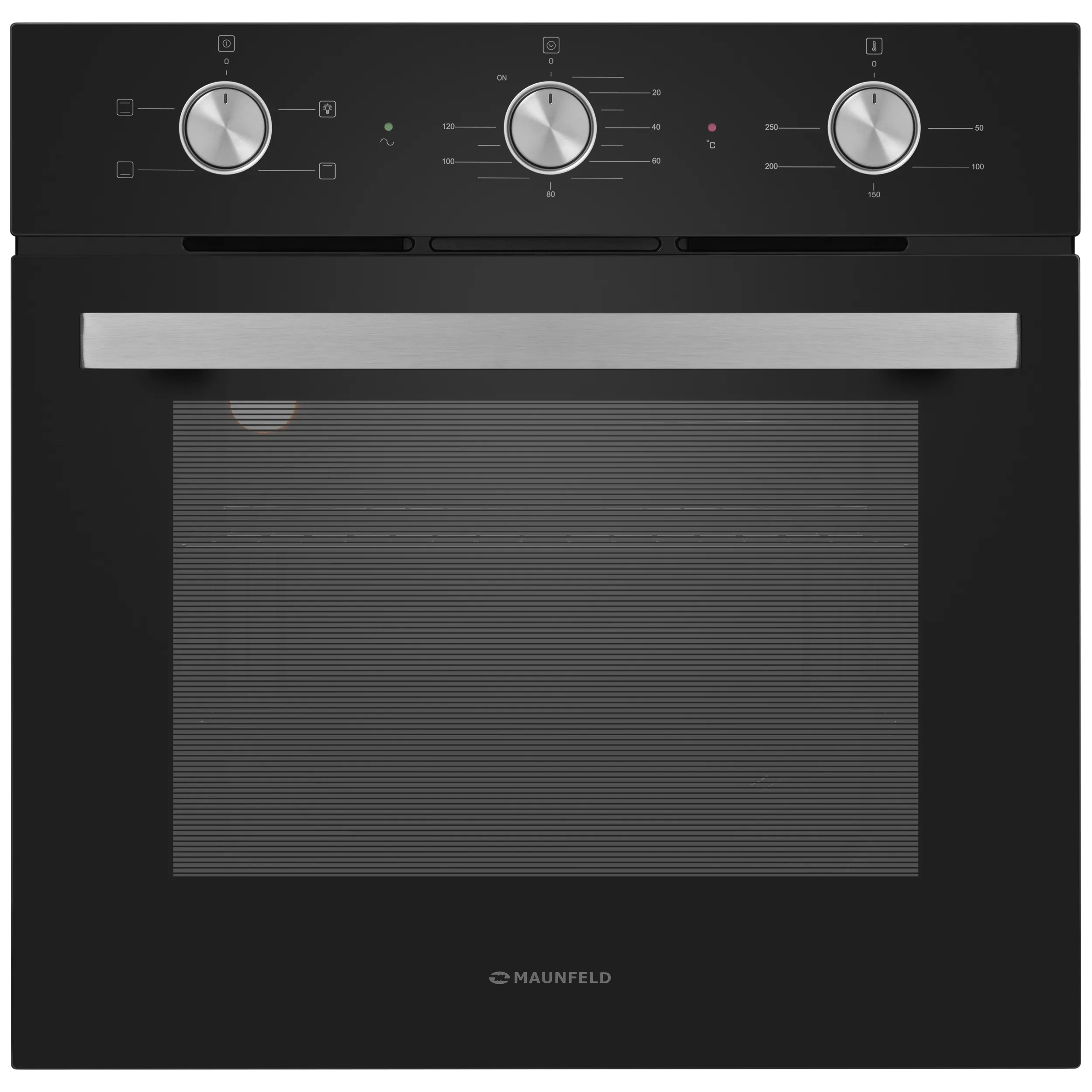 Шкаф духовой электрический MAUNFELD AEOC604 Черный/ Нерж. сталь