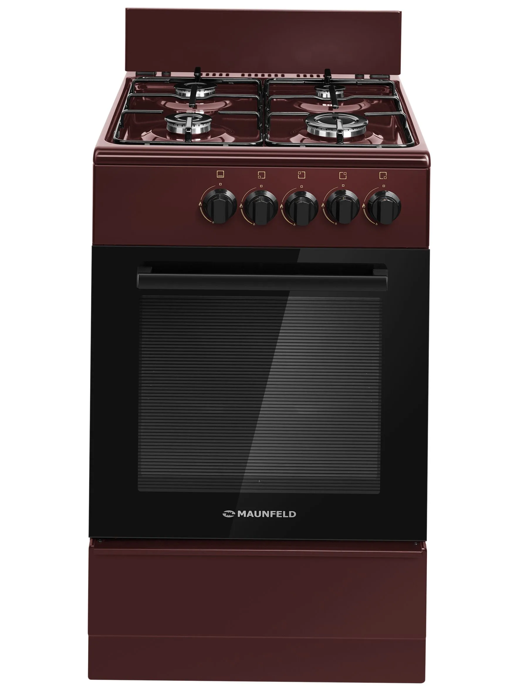 Газовая плита MAUNFELD MGC50GE01D Коричневый