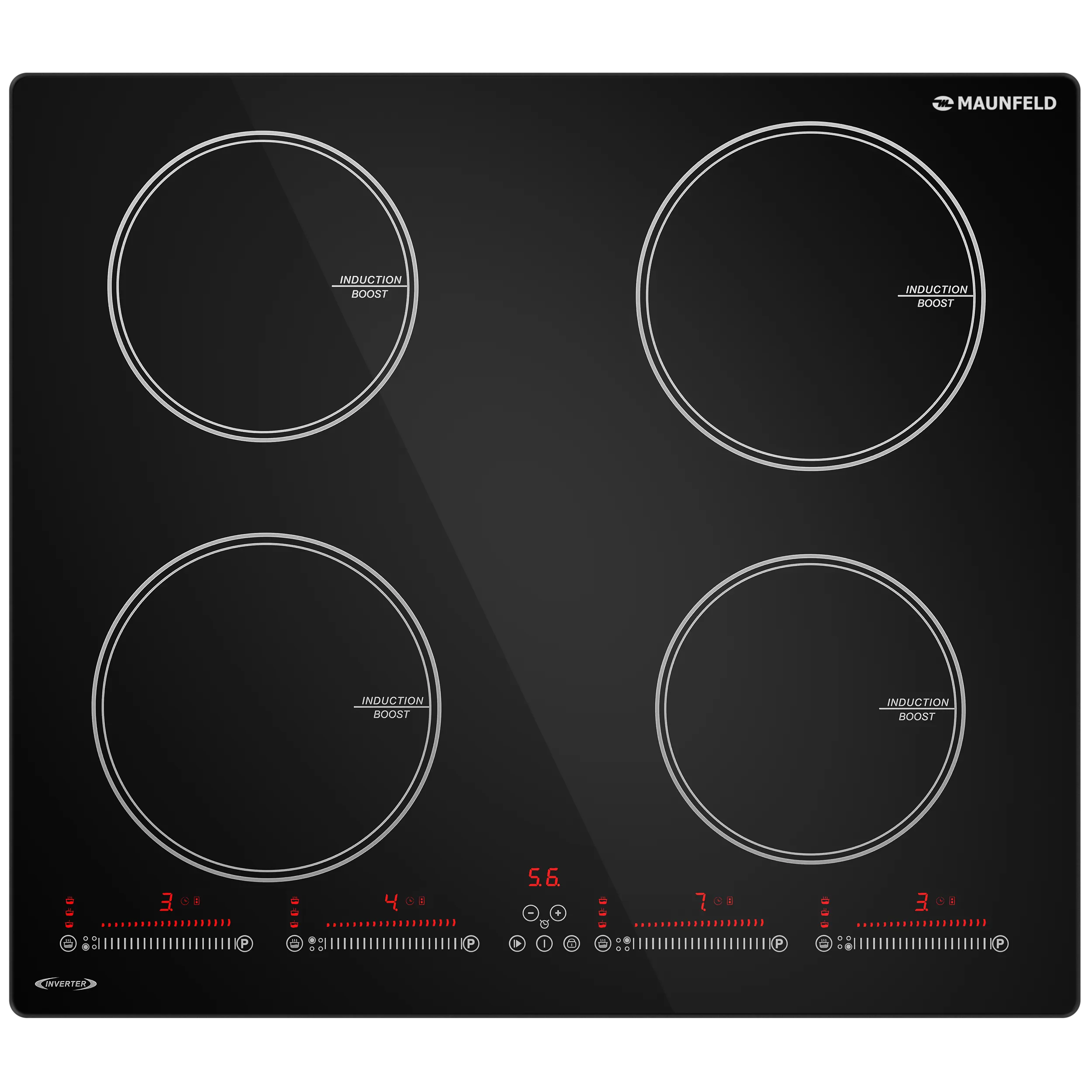 Индукционная варочная панель MAUNFELD CVI594SBK Inverter Черный
