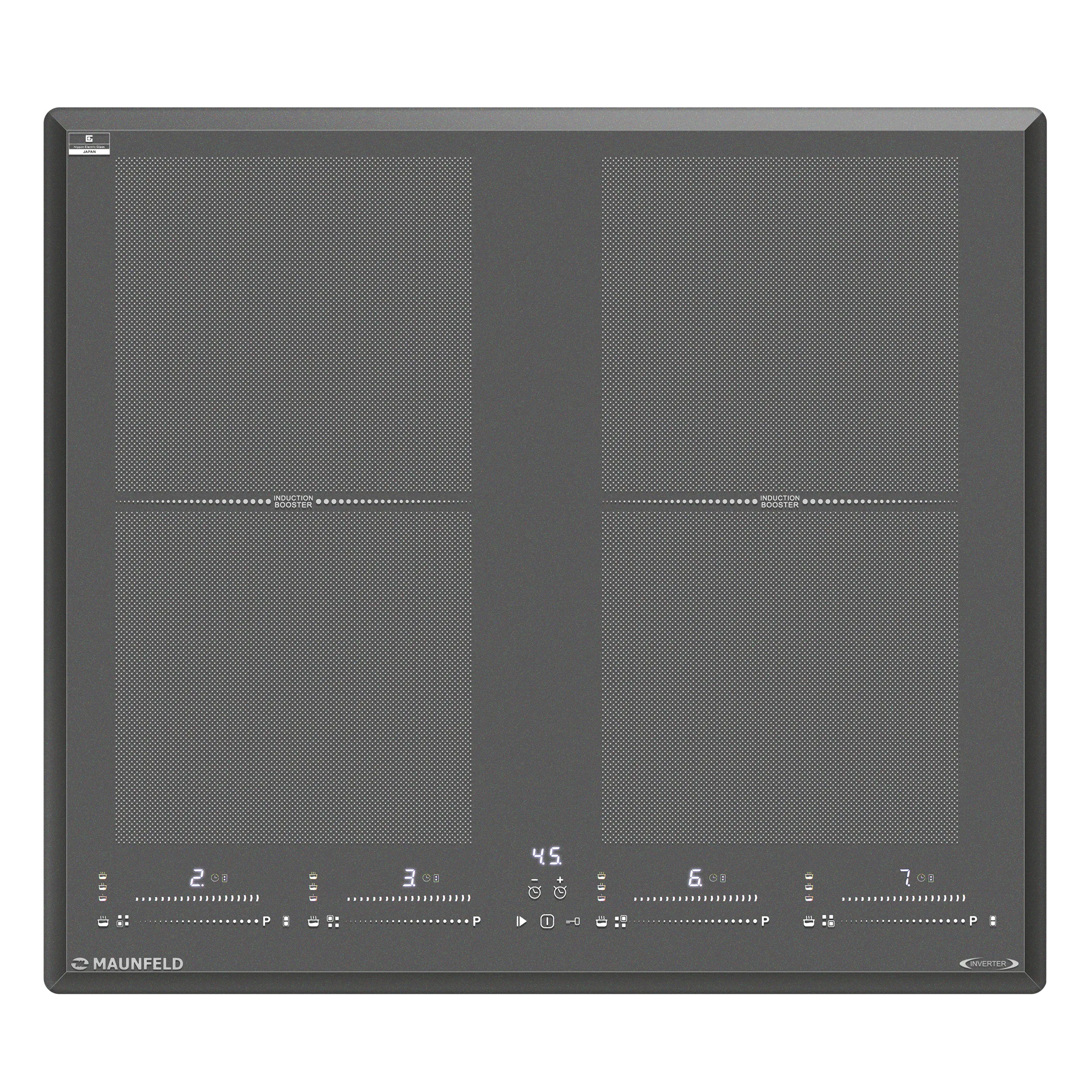 Индукционная варочная панель MAUNFELD CVI594SF2 Inverter Графитовый
