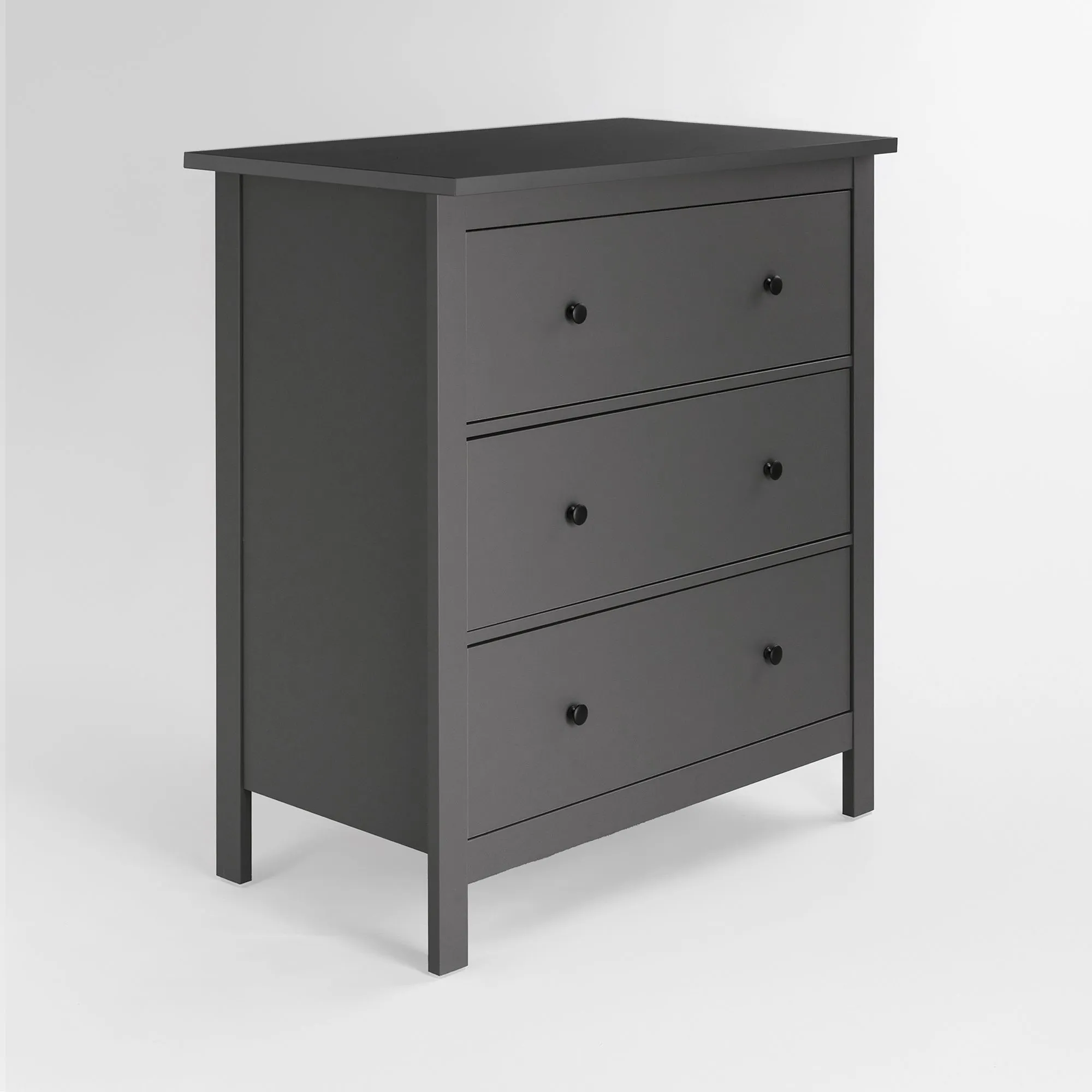 2.08.02.020.4 САГА комод 3 ящика серый