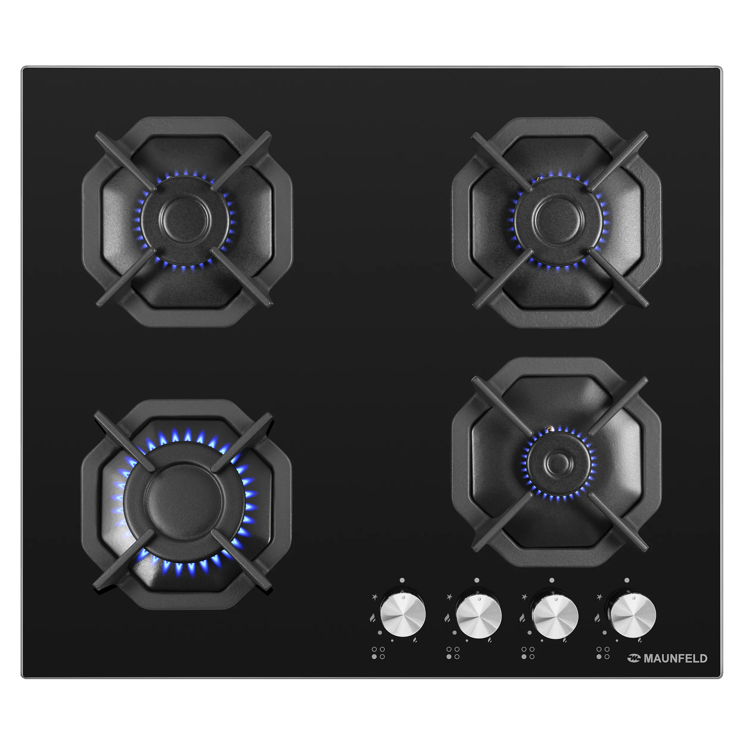 Газовая варочная панель MAUNFELD EGHG.64.2C Черный