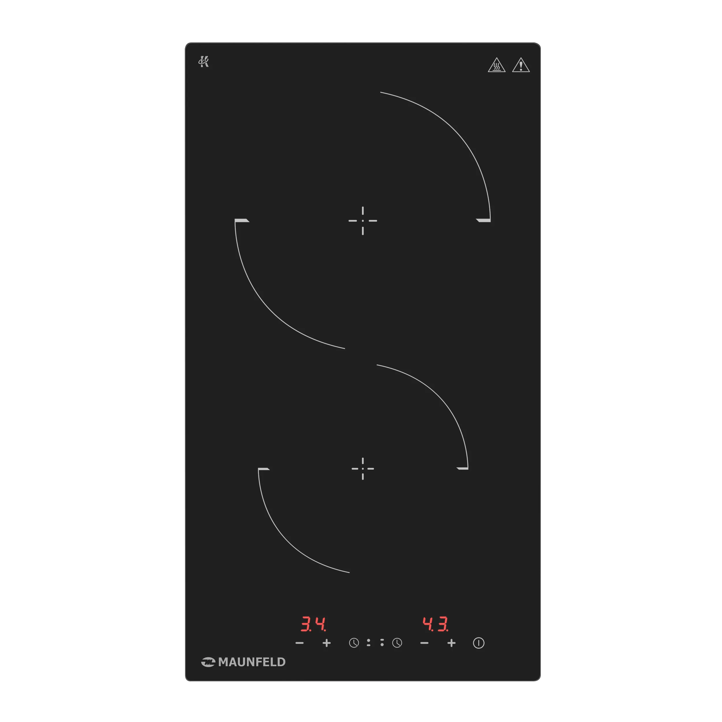 Электрическая варочная панель MAUNFELD CVCE302EXBK Черный