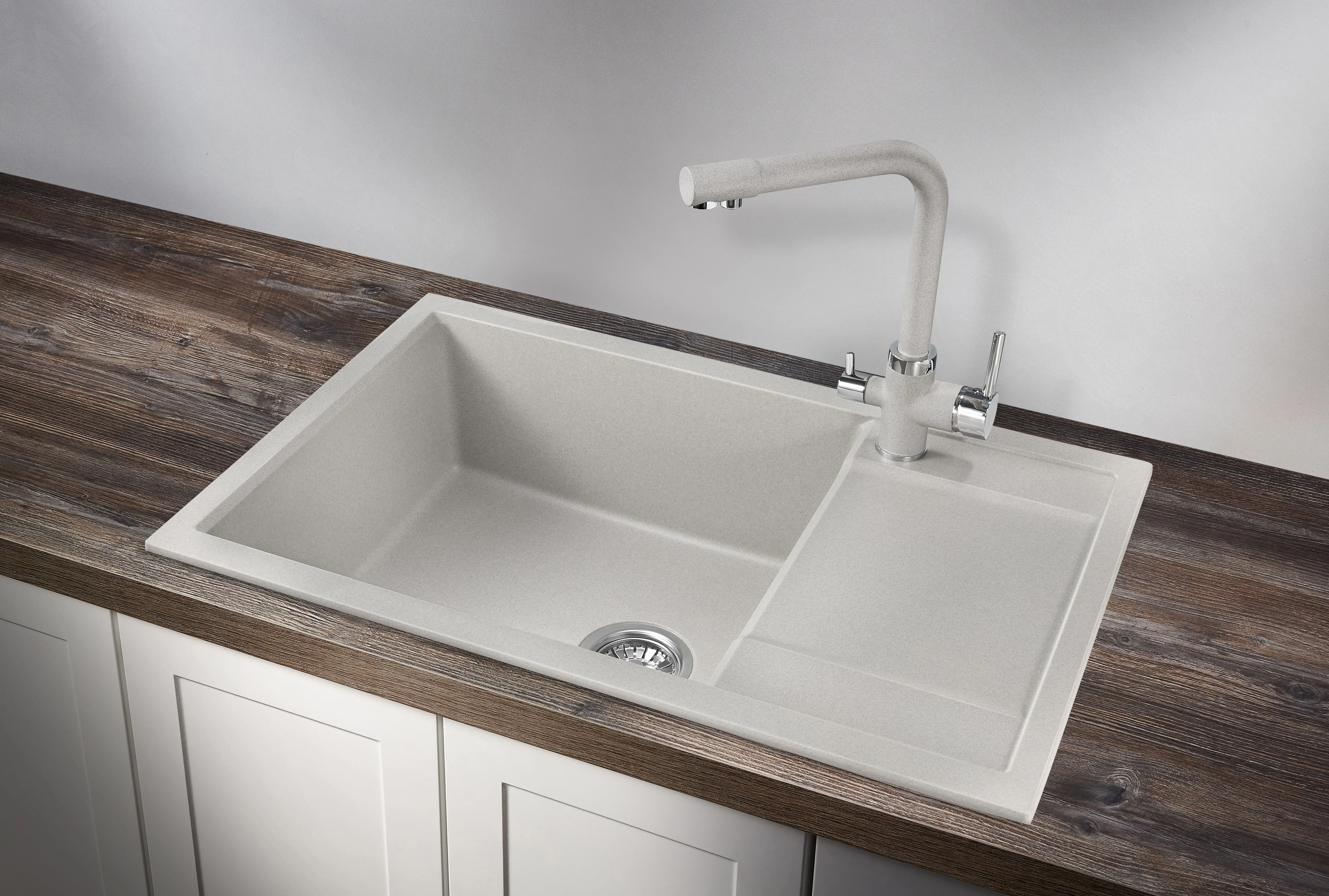 7805, БАЗАЛЬТ, кухонная мойка, кварц