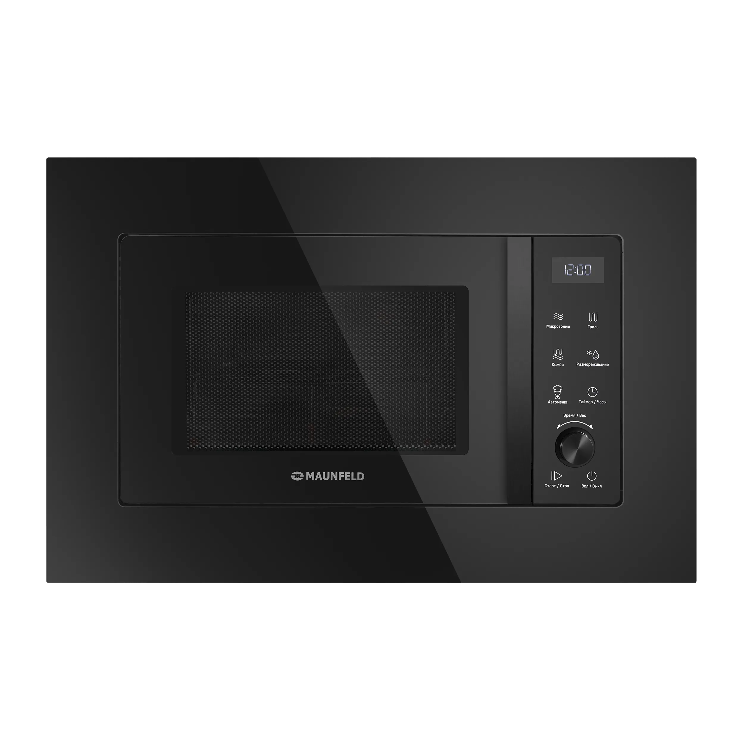Микроволновая печь встраиваемая MAUNFELD JBMO1225FSG02 Черный