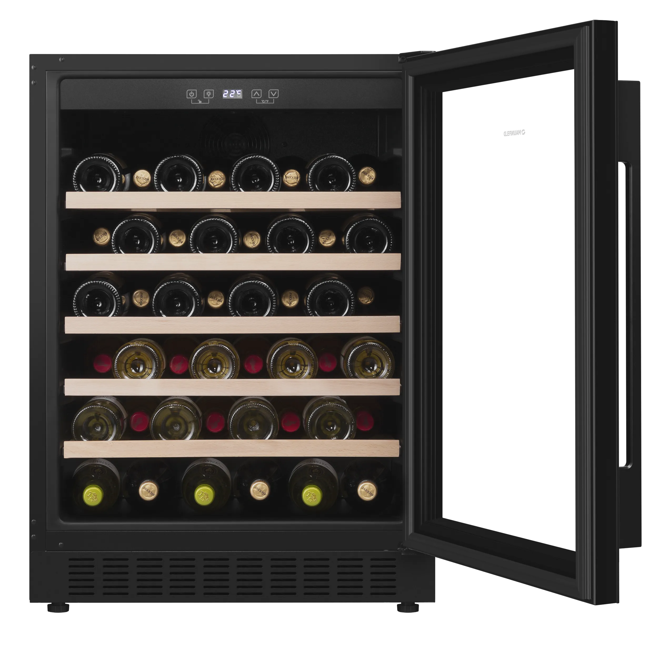 Винный шкаф MAUNFELD MBWC-135S54 Черный