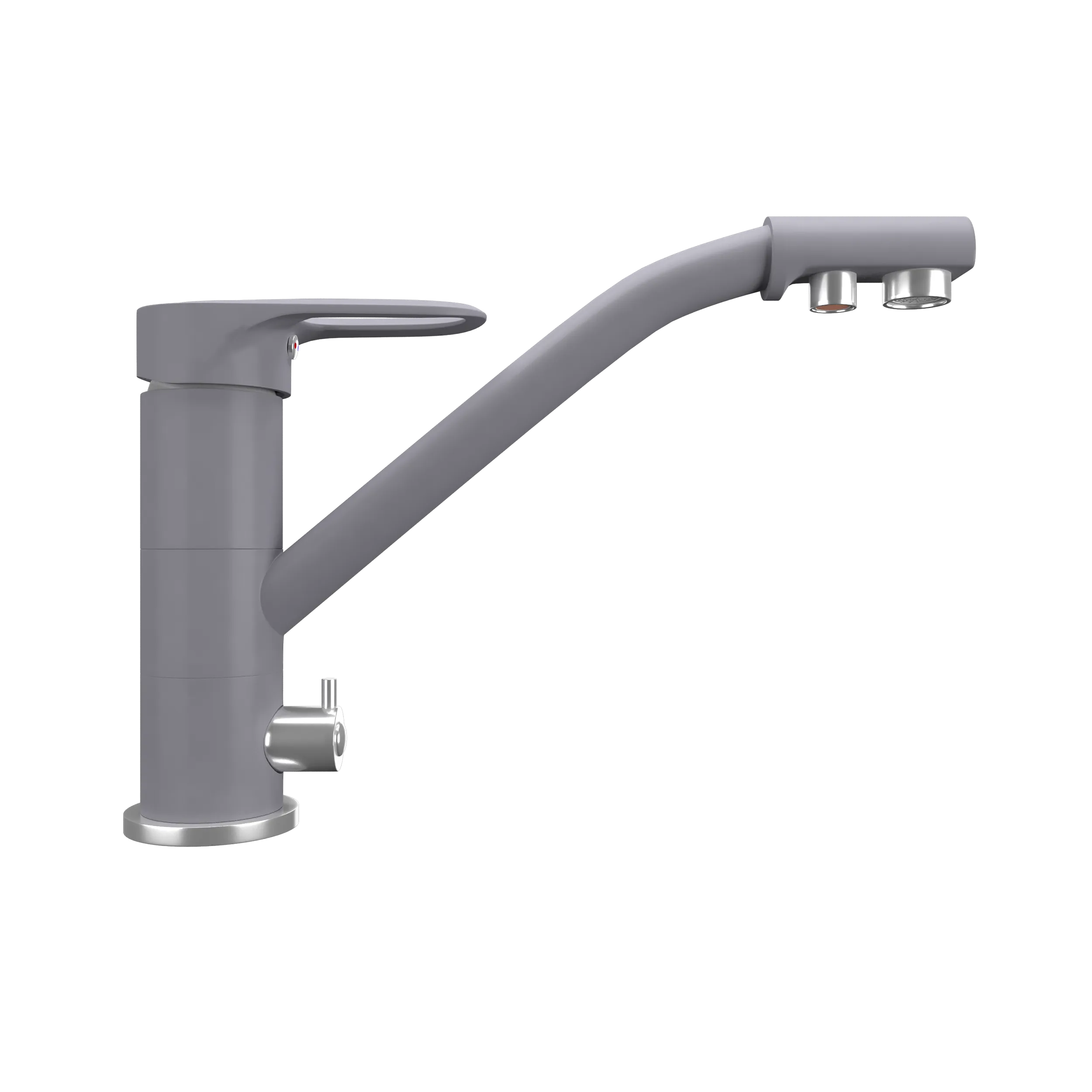 Кухонный смеситель MAUNFELD MFQT-10 Светло-серый