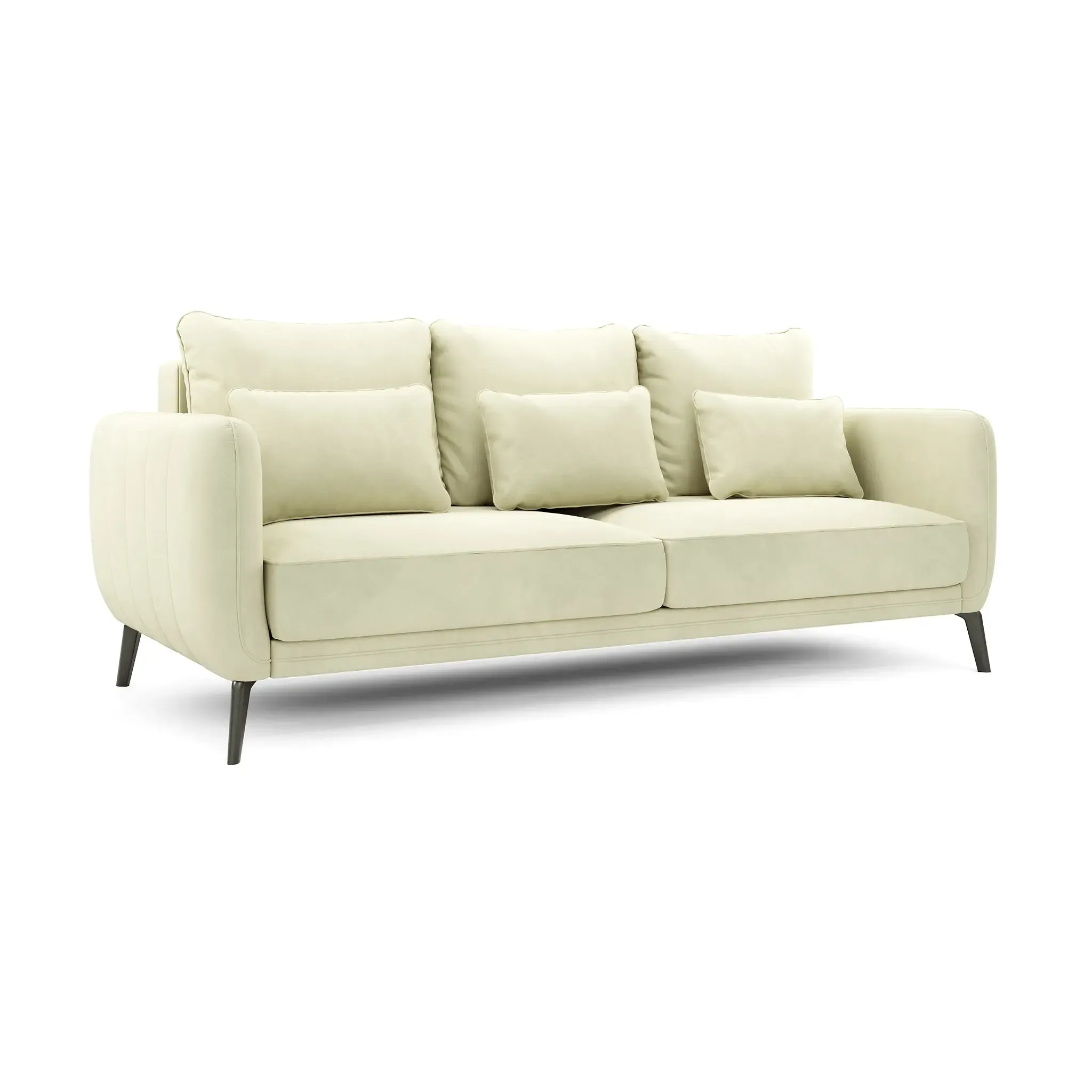 СЧАСТЛИВЫЙ ДЕНЬ Диван прямой, молочный