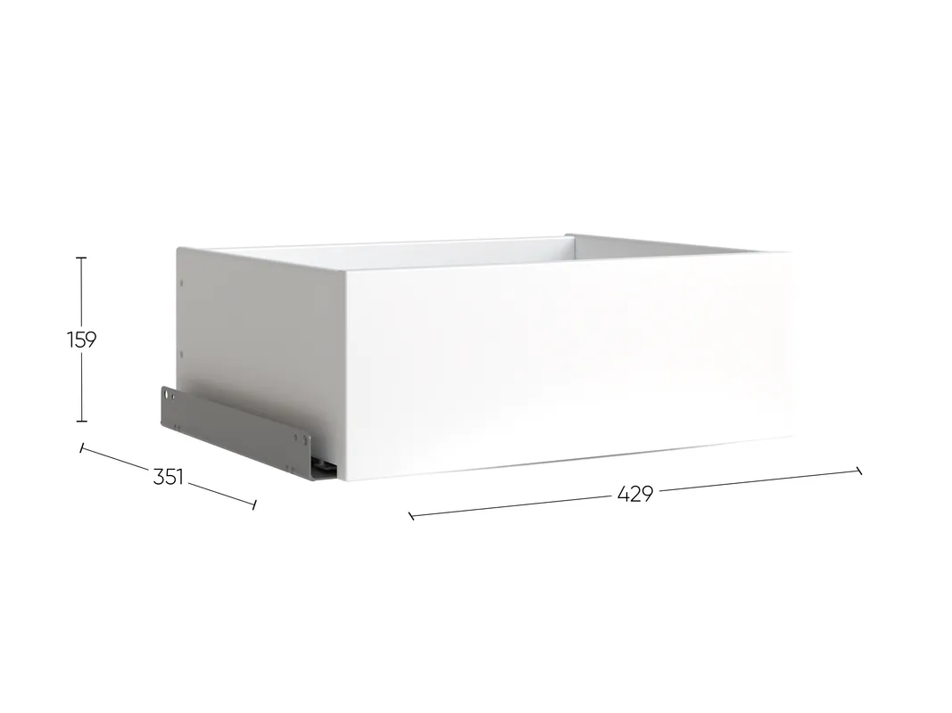 2.06.09.140.4 МАКС ящик выдвижной 50х36 серый RU