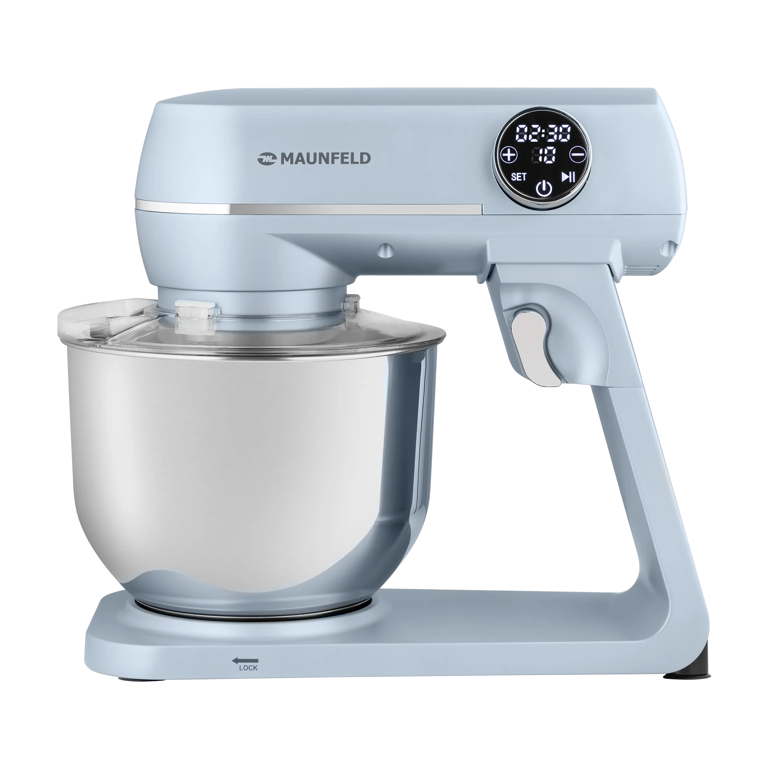 Миксер планетарный MAUNFELD MF-423BL Голубой
