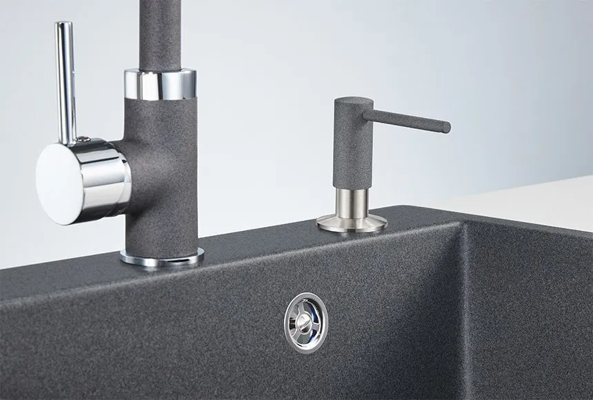 018 D, ГРАФИТ (ЧЁРНО-СЕРЫЙ), ДОЗАТОР КУХОННЫЙ