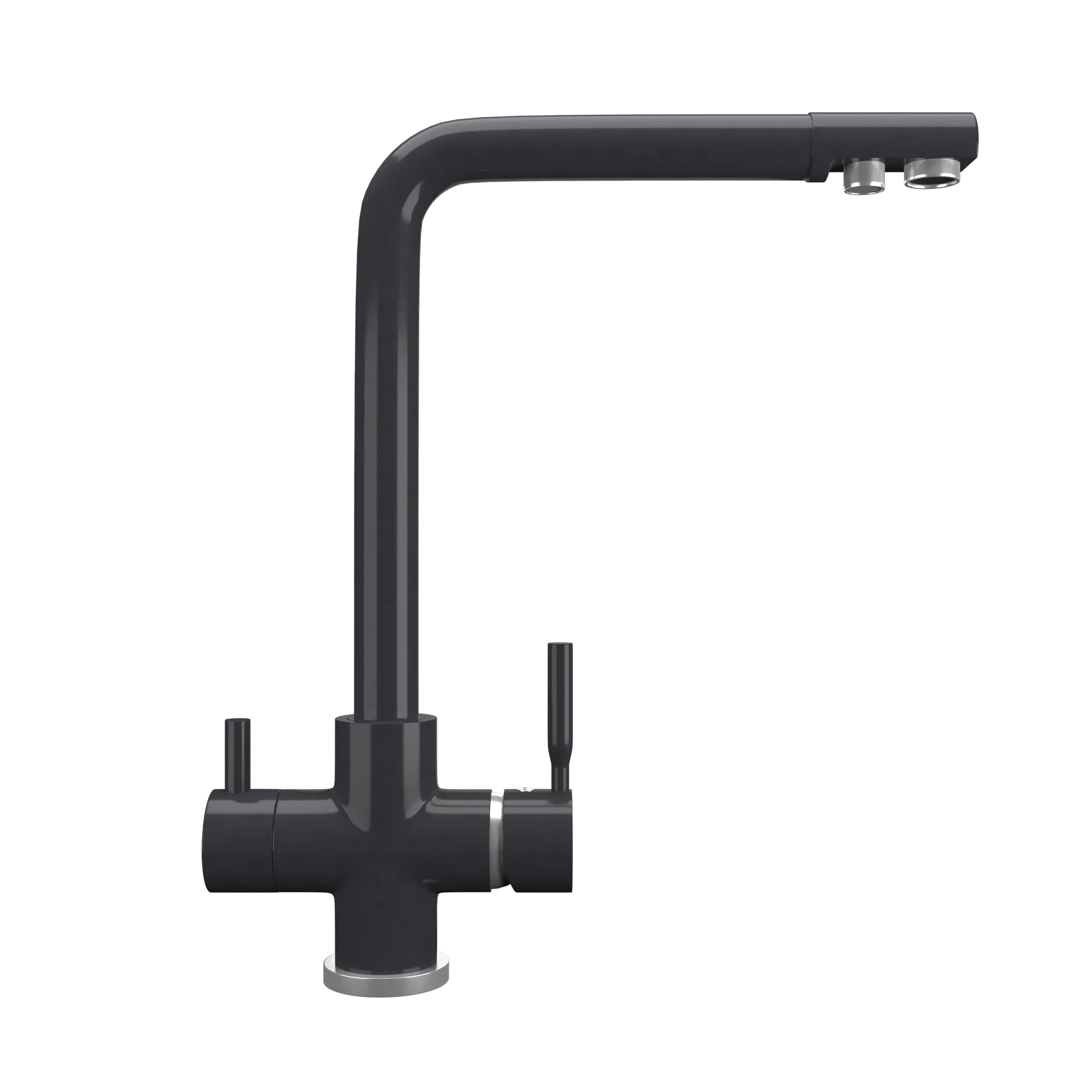 Кухонный смеситель MAUNFELD MFQT-16 Темно-серый