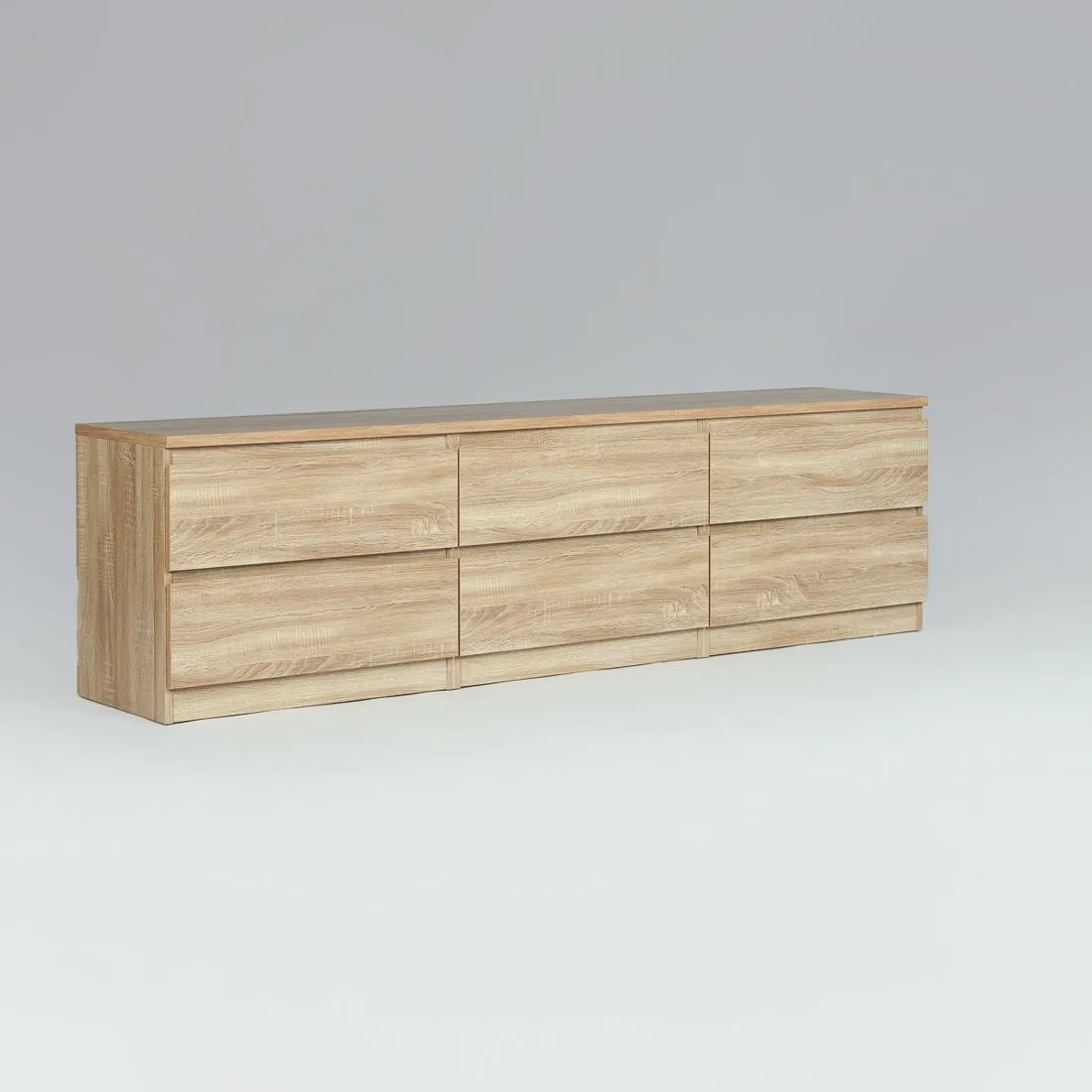 2.03.03.110.3 КАСТОР тумба 6 ящиков RU сонома