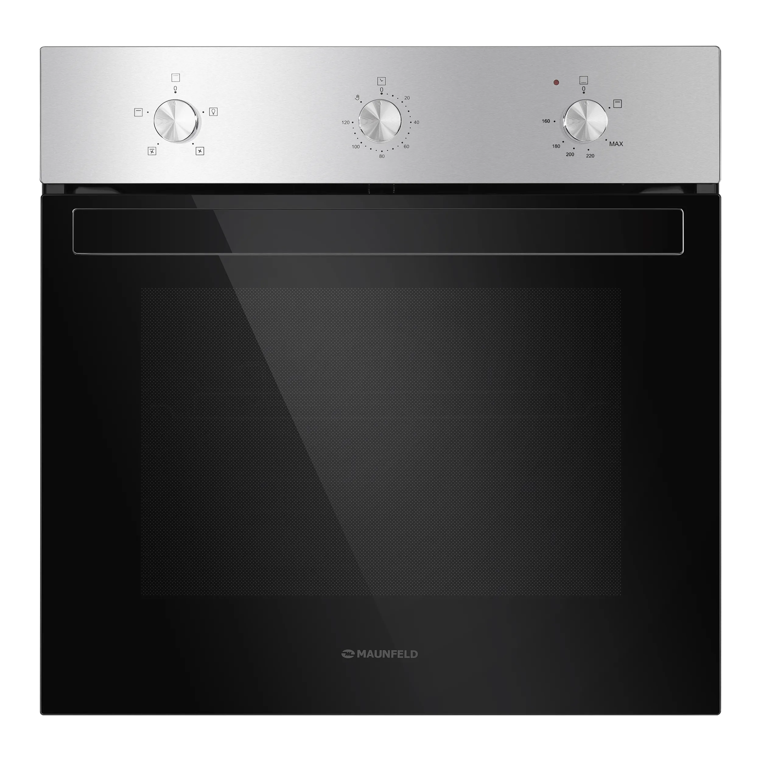 Шкаф духовой газоэлектрический MAUNFELD EOGC604 Slim Нержавеющая сталь