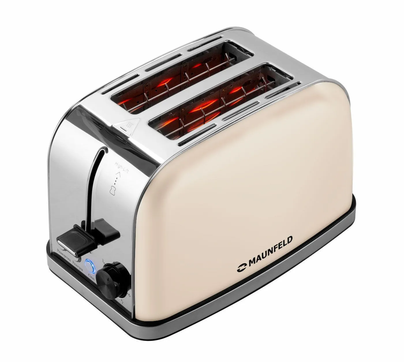 Тостер MAUNFELD MF-822 Нержавеющая сталь
