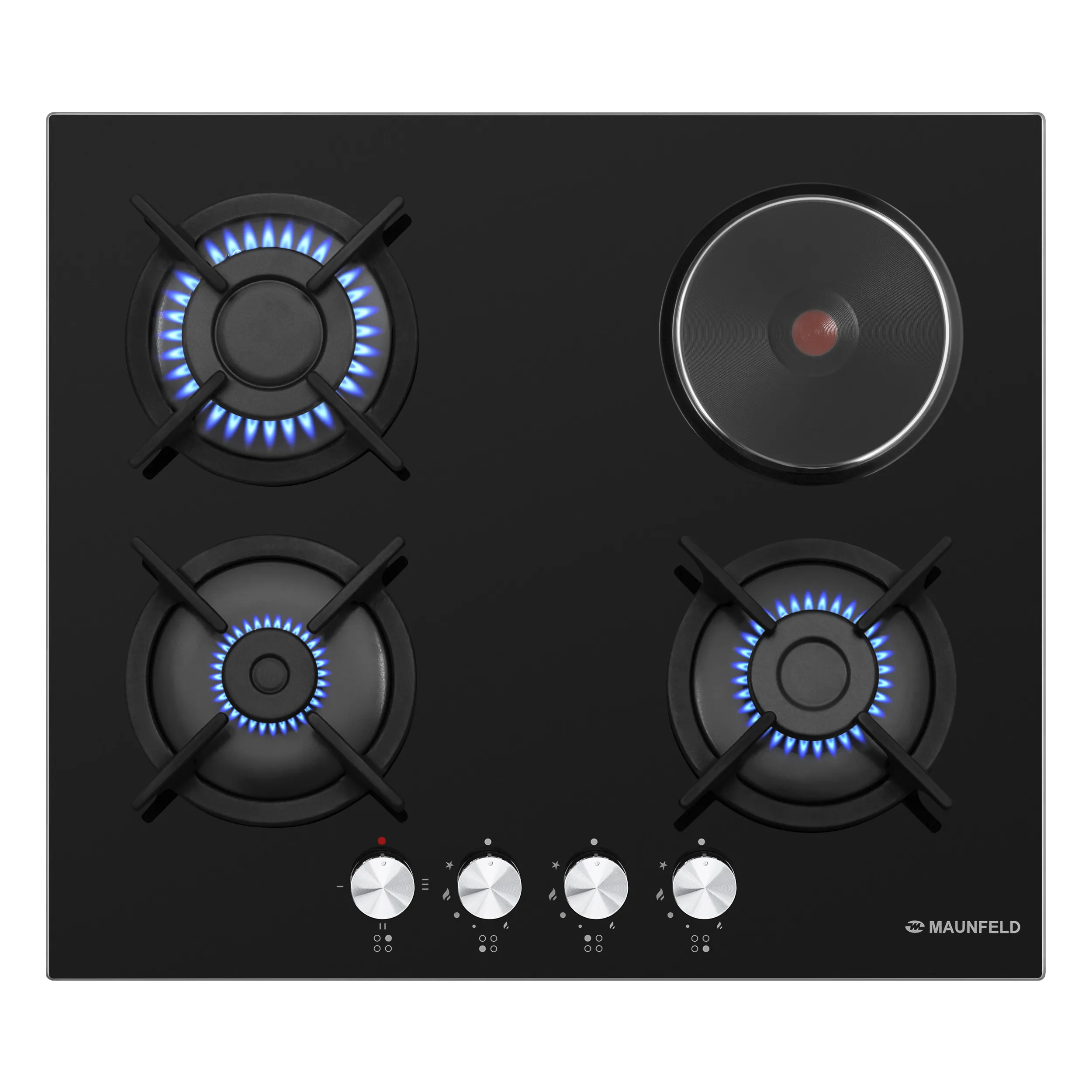 Комбинированная варочная панель MAUNFELD EEHG.64.13CB/KG Черный