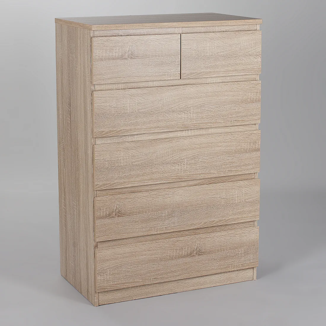 2.05.02.100.3 МАЛЬТА комод 4+2 ящика 80х121 сонома RU