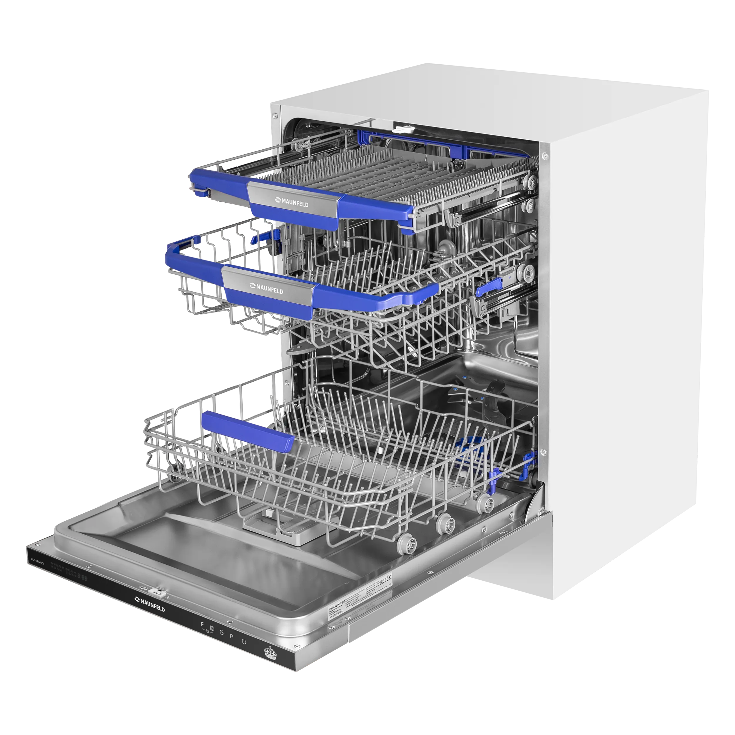 Посудомоечная машина c инвертором и авто-открыванием MAUNFELD MLP-12IMROI Белый