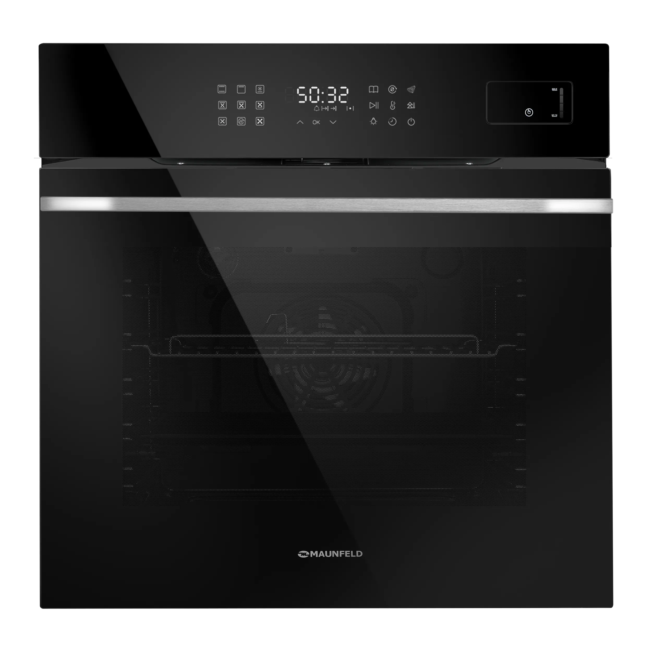 Шкаф духовой электрический c паром MAUNFELD EOEH7615STB Черный