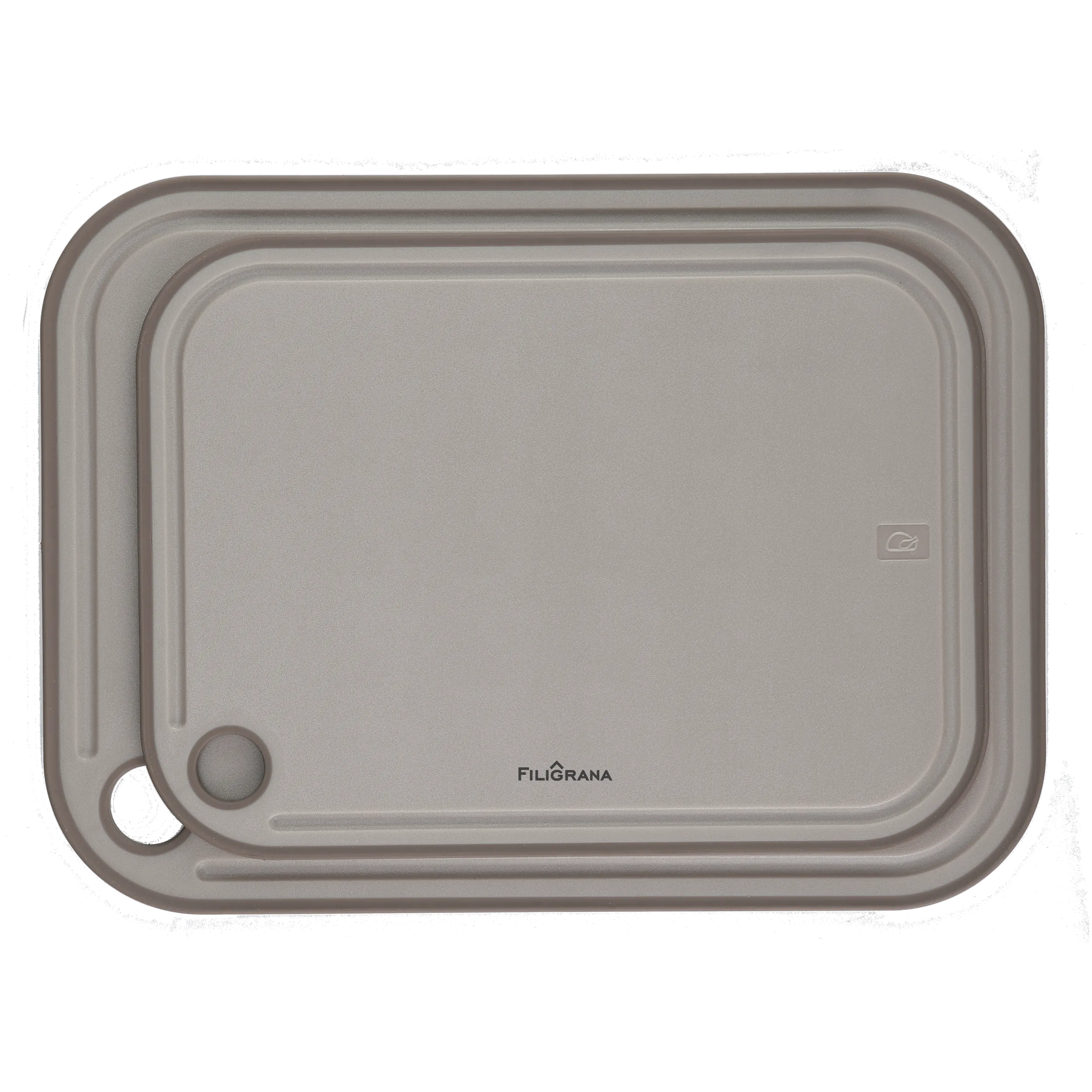 Набор из двух разделочных досок FILIGRANA POLLY FG38WG32CB, 38*28*0,8 см, 32*23,5*0,8 см, бежевый Бежевый