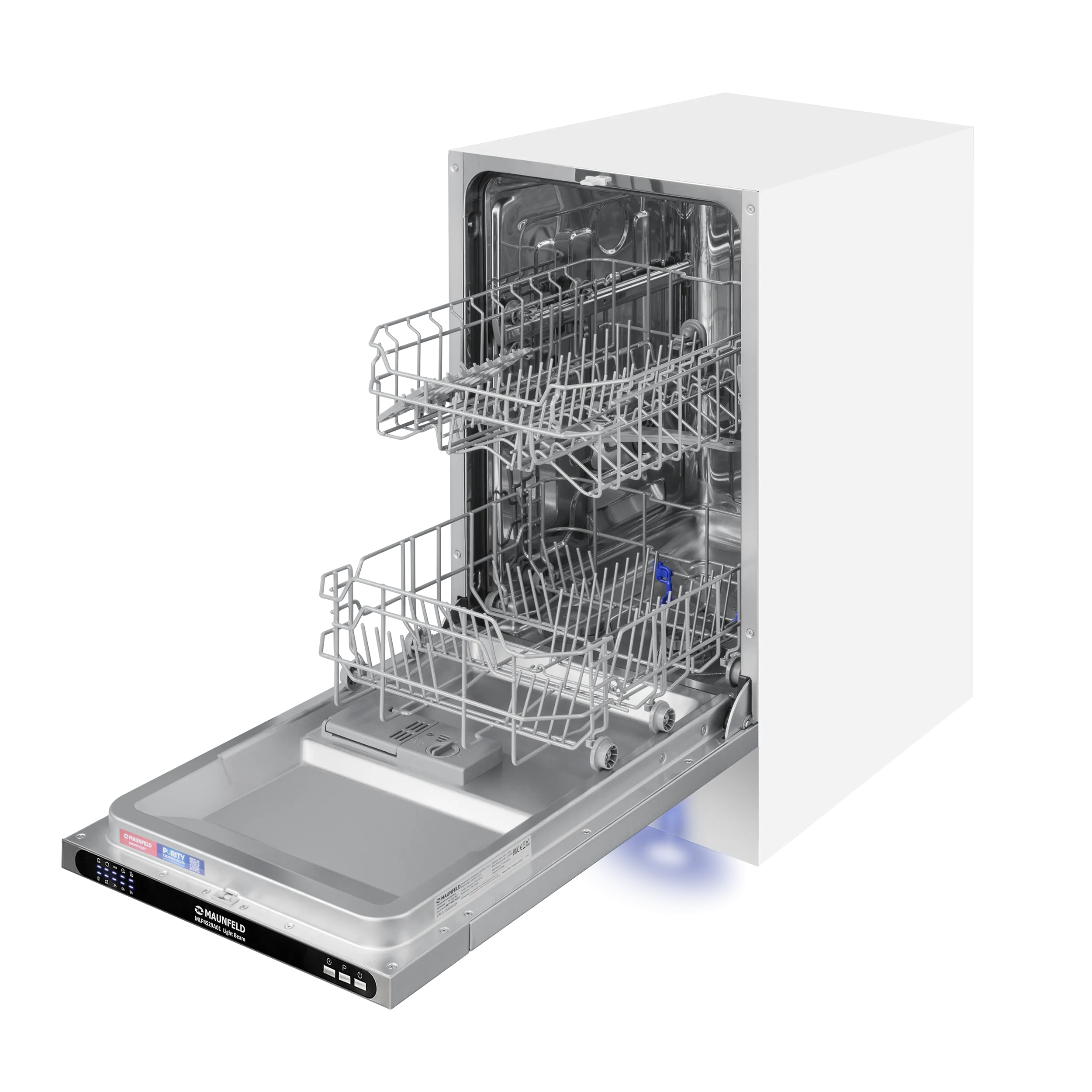 Посудомоечная машина MAUNFELD MLP4529A01 Light Beam Нержавеющая сталь