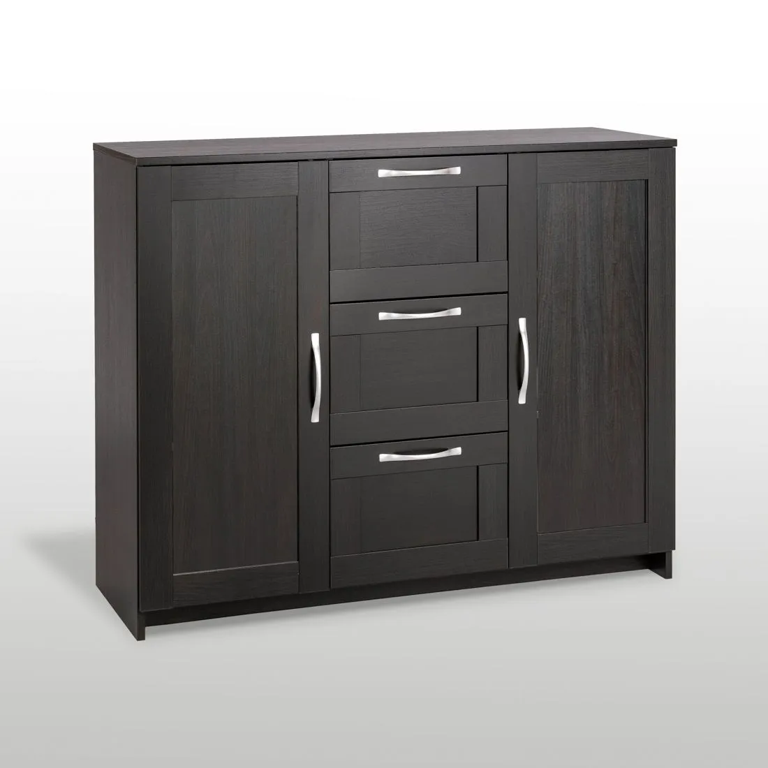 2.02.03.340.5 СИРИУС тумба 2 двери и 3 ящика 117х95 Дуб Венге RU