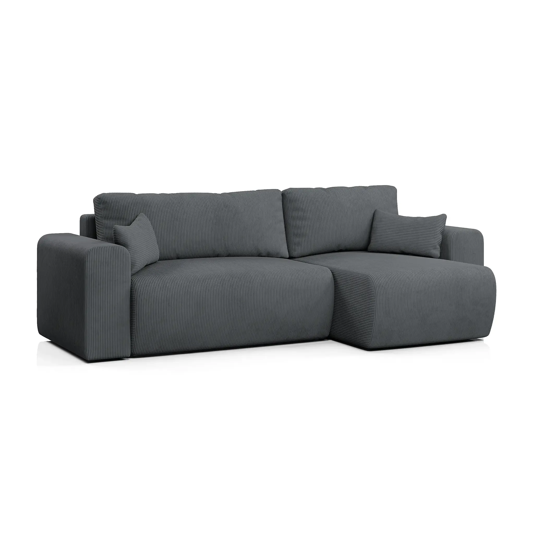 ДОЛГОЖДАННЫЙ ОТПУСК Диван угловой, графитовый