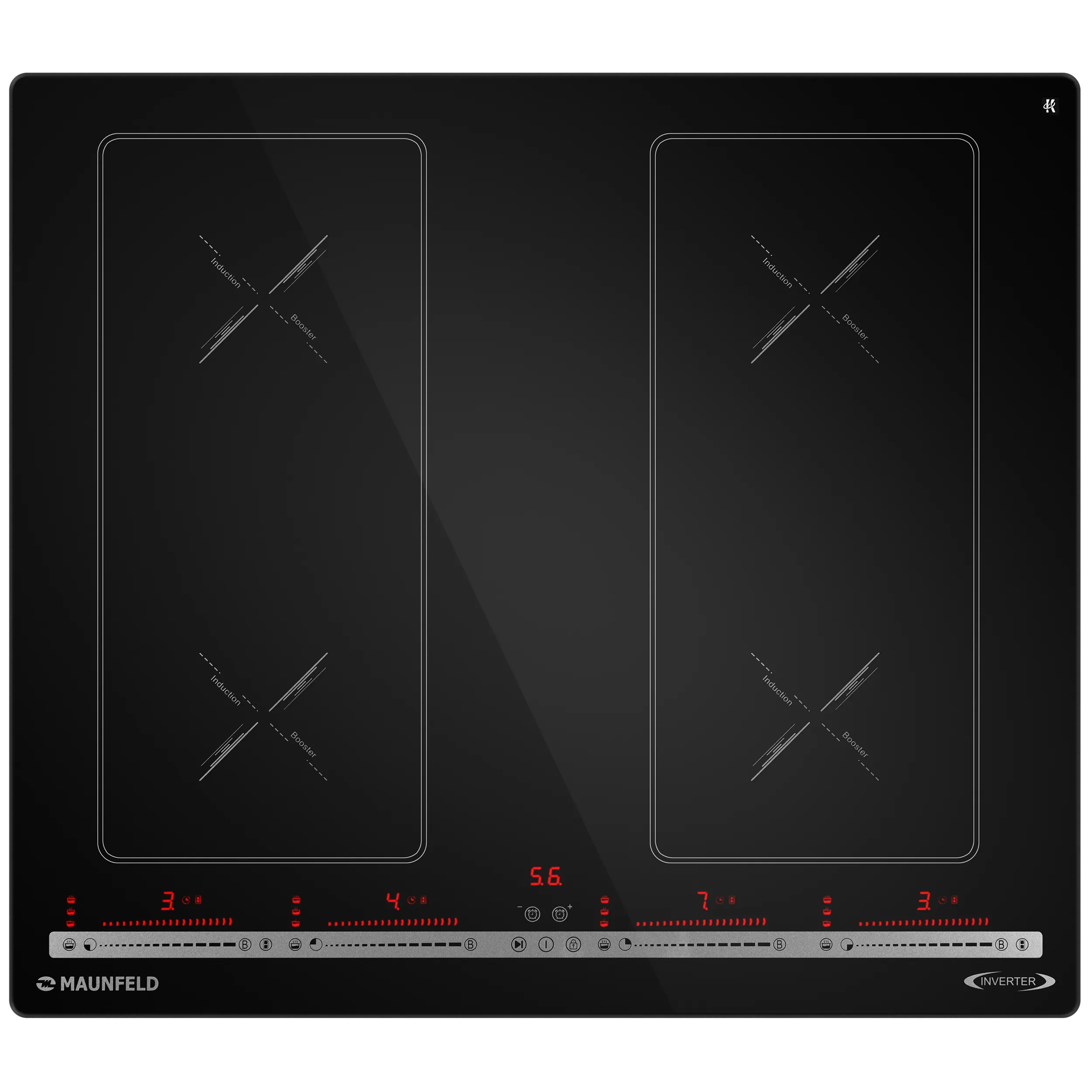 Индукционная варочная панель MAUNFELD CVI594SB2A Inverter Белый