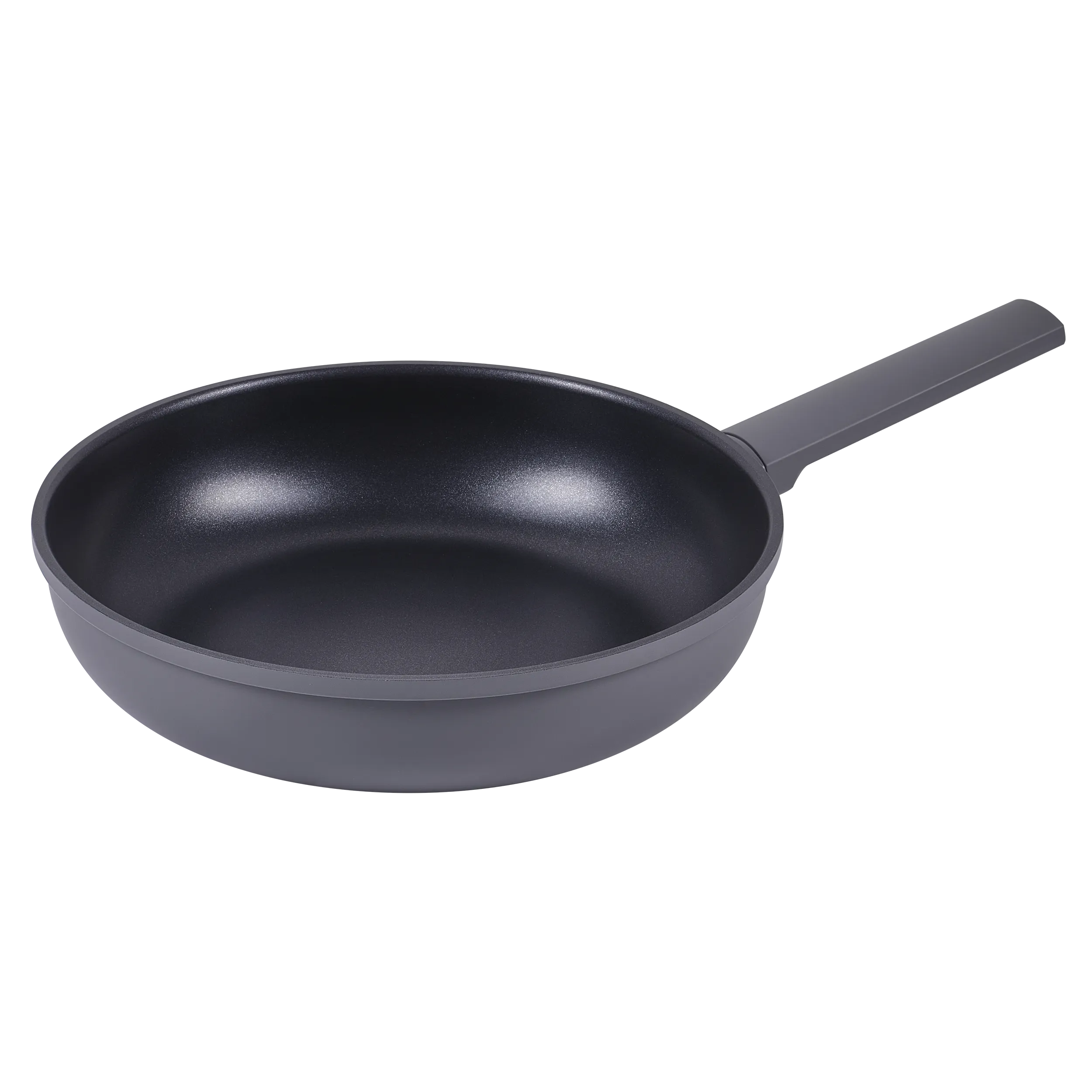 Сковорода глубокая MAUNFELD ASTRID MF24ASTR1DF из кованого алюминия, 24 см Серый