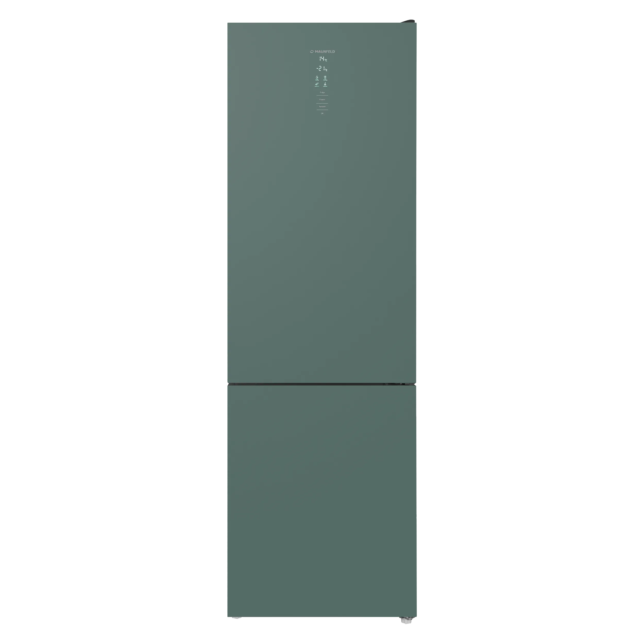 Холодильник MAUNFELD MFF200NFGN Matt Inverter Зеленый матовый
