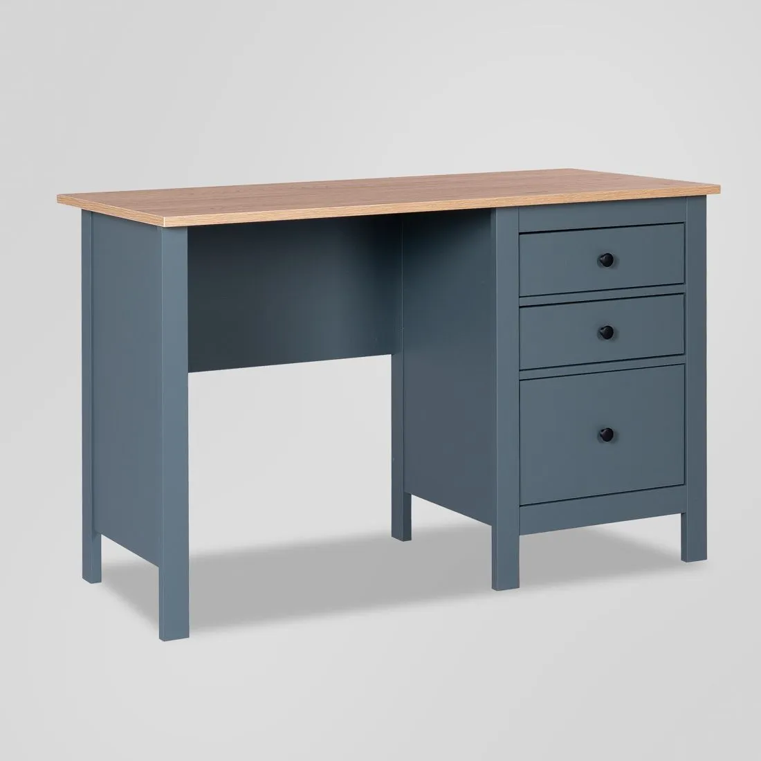 2.08.06.160.16 САГА стол письменный 120х56 темно-бирюзовый/ясень