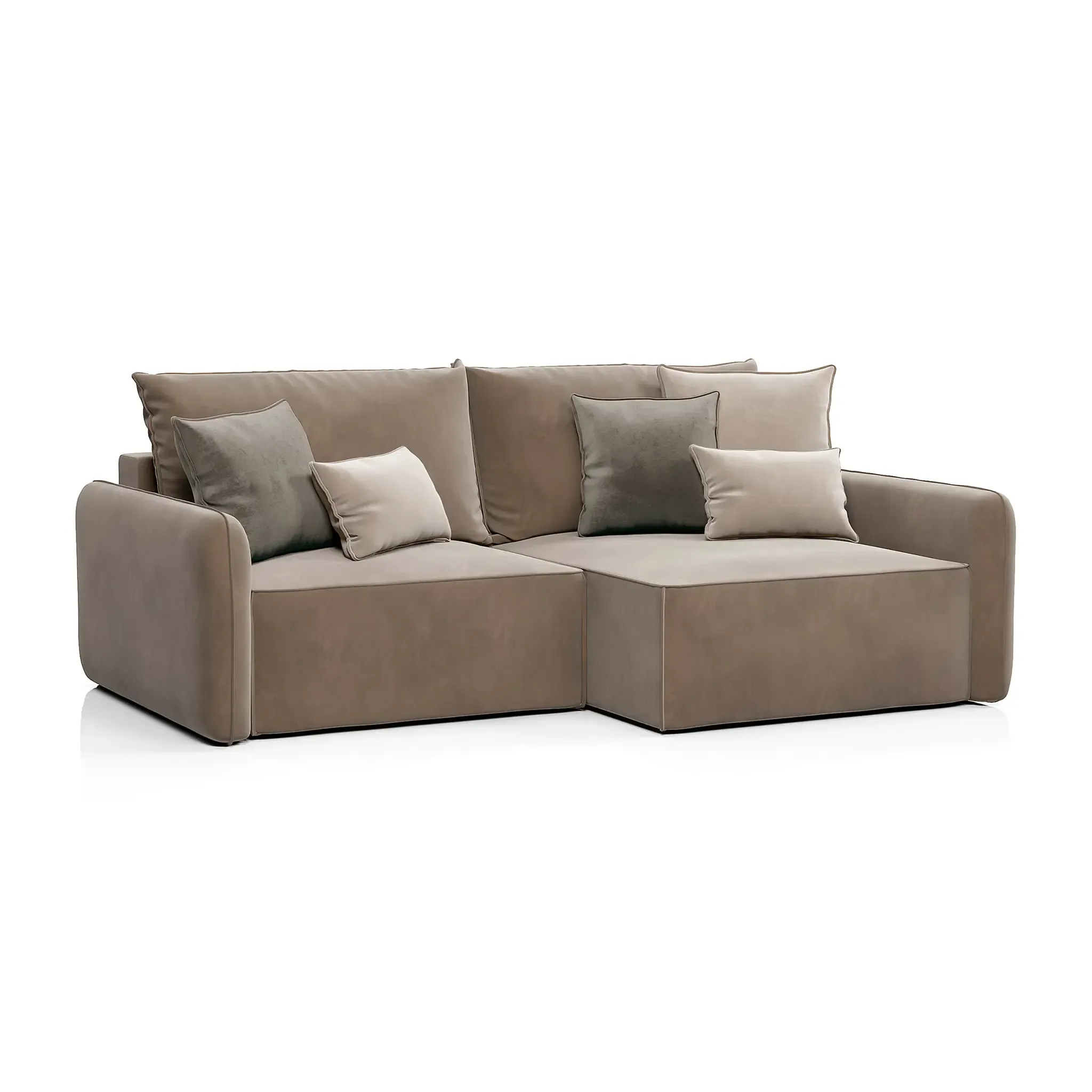 ПОРТЛЕНД Диван угловой бежевый