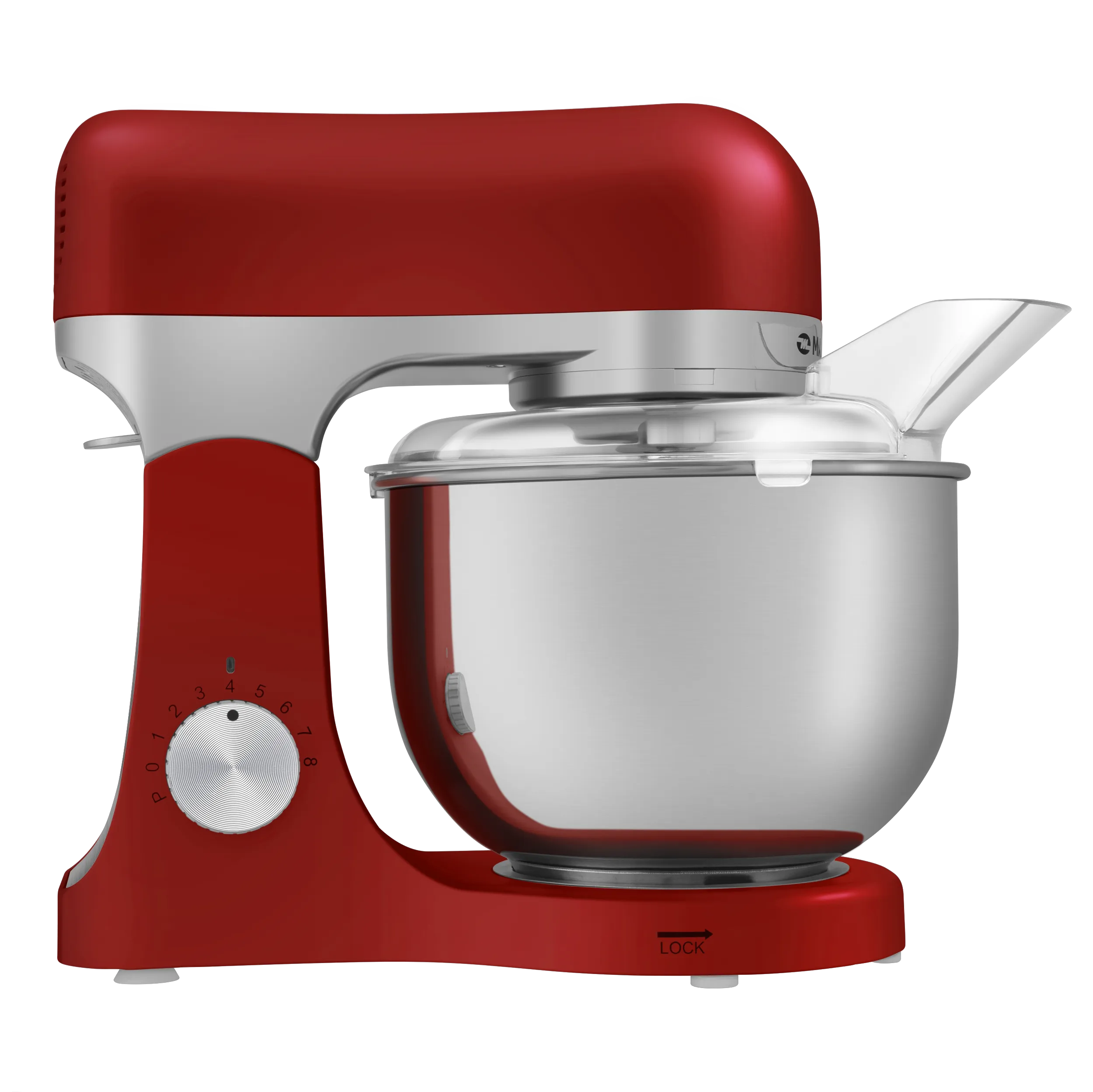 Миксер планетарный MAUNFELD MF-422CH Вишневый