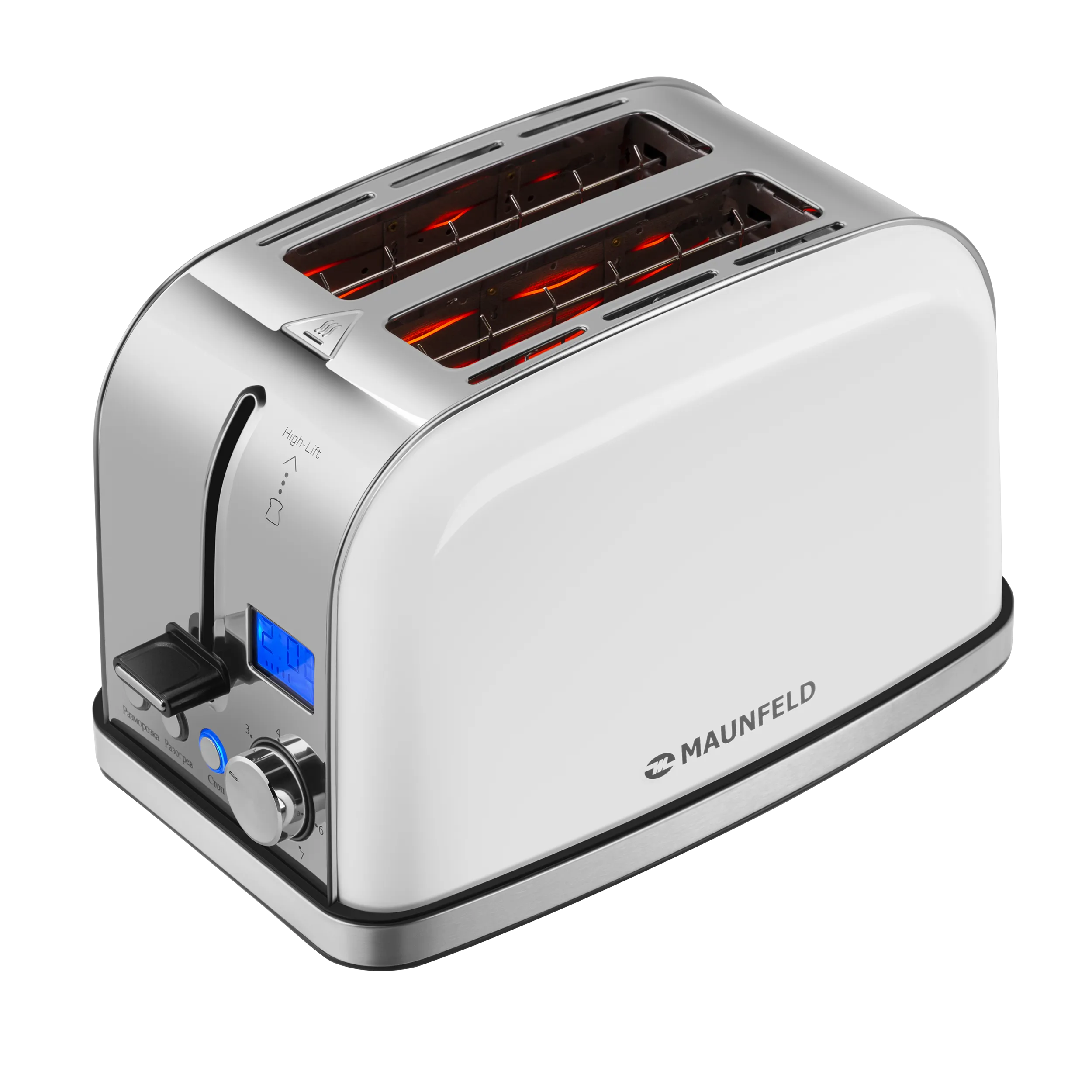 Тостер MAUNFELD MF-821 Белый