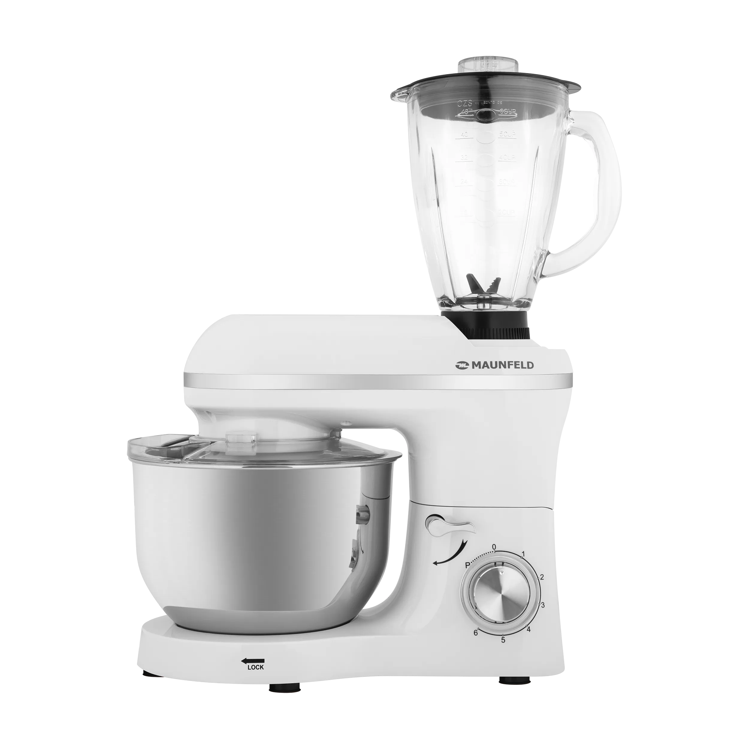 Кухонный комбайн 2 в1 MAUNFELD MF-435WH PRO Белый