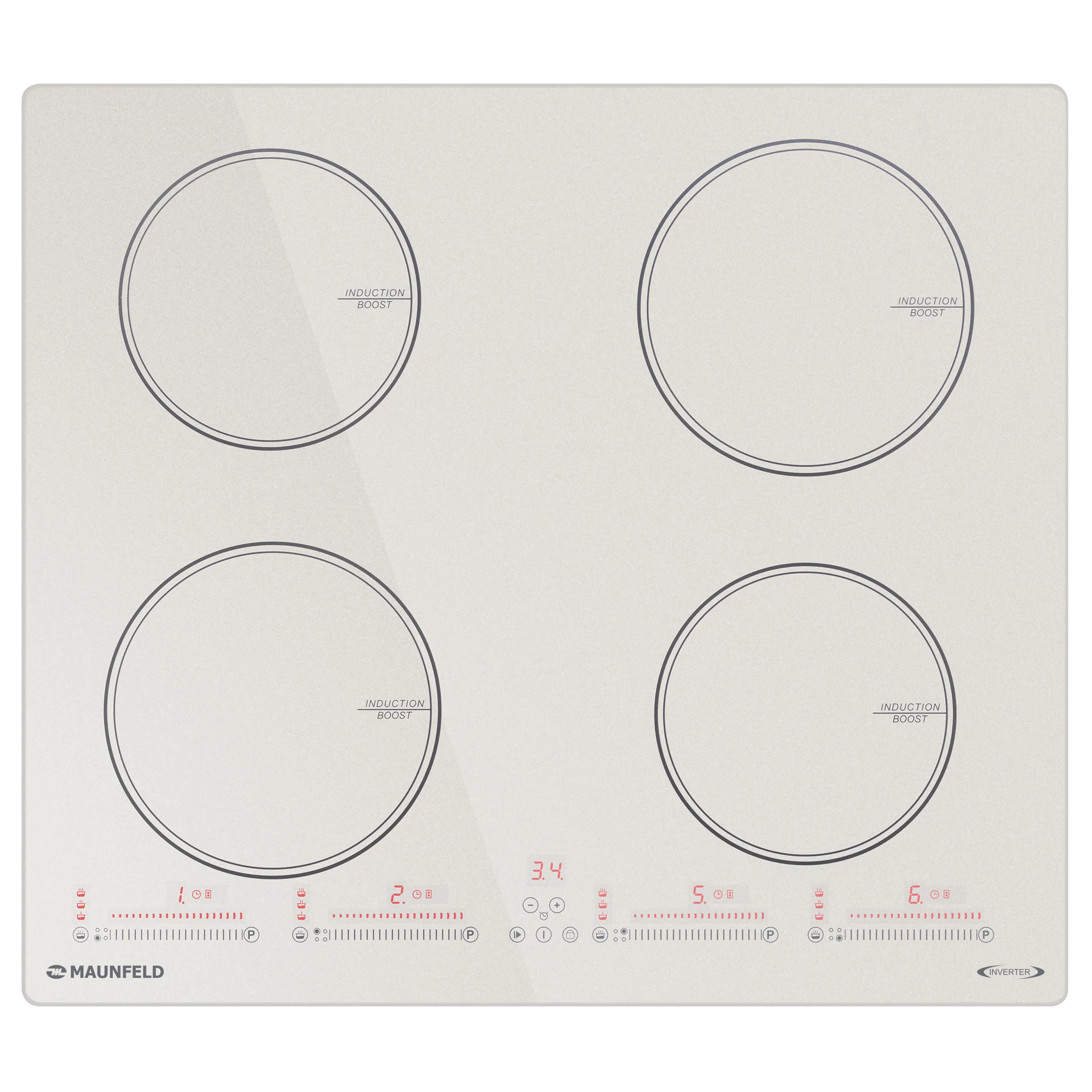 Индукционная варочная панель MAUNFELD CVI594S Inverter Бежевый