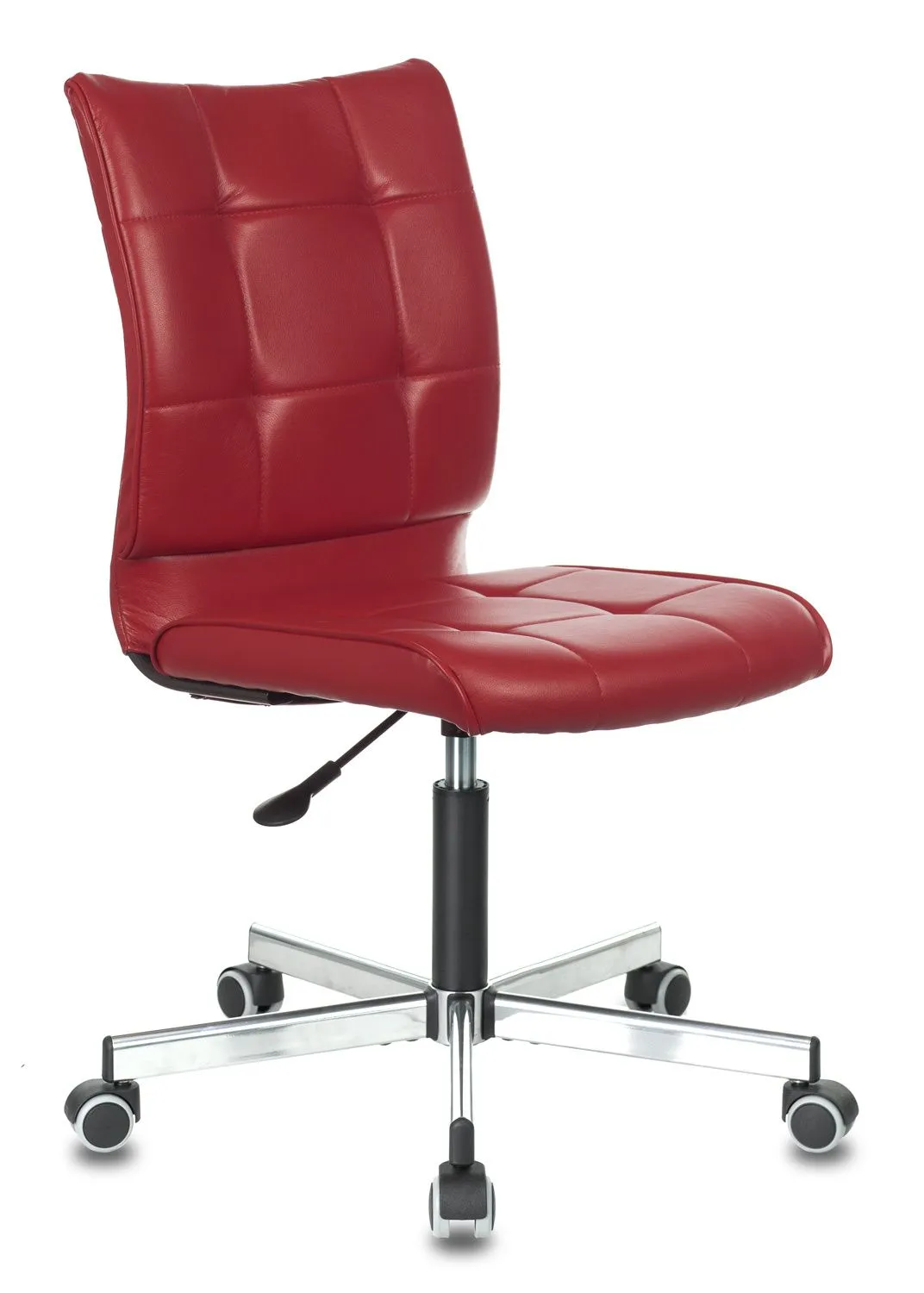 Кресло Бюрократ CH-330M красный Next-13 экокожа крестов. металл хром