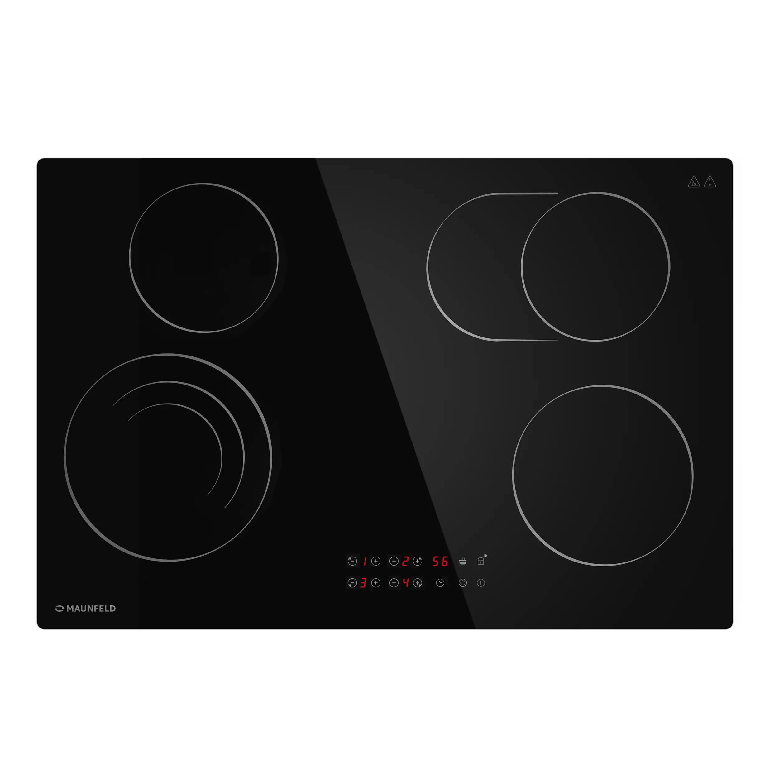 Электрическая варочная панель MAUNFELD CVCE774SMTBK Черный
