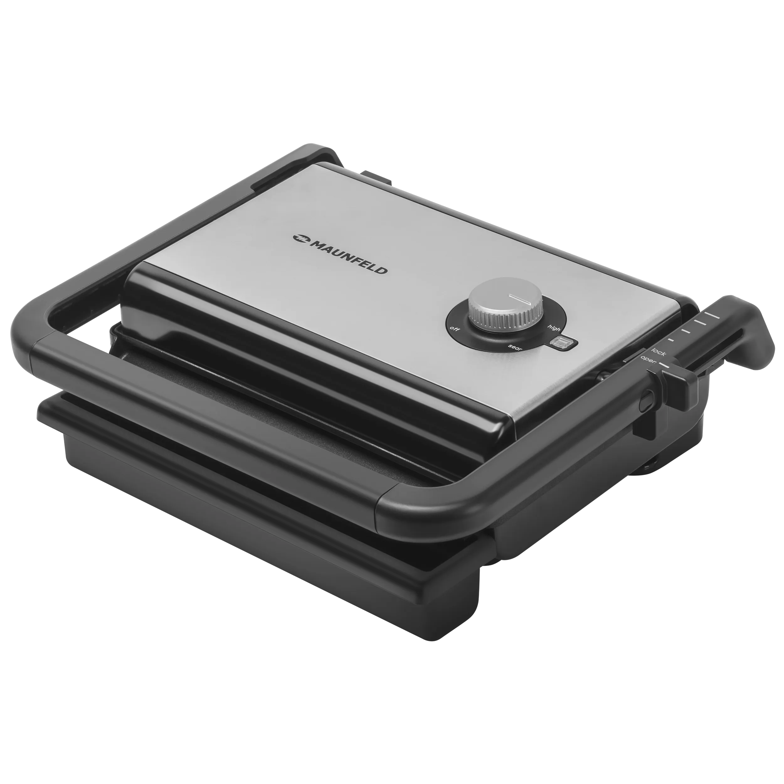 Гриль электрический MAUNFELD MF-1322S Нержавеющая сталь