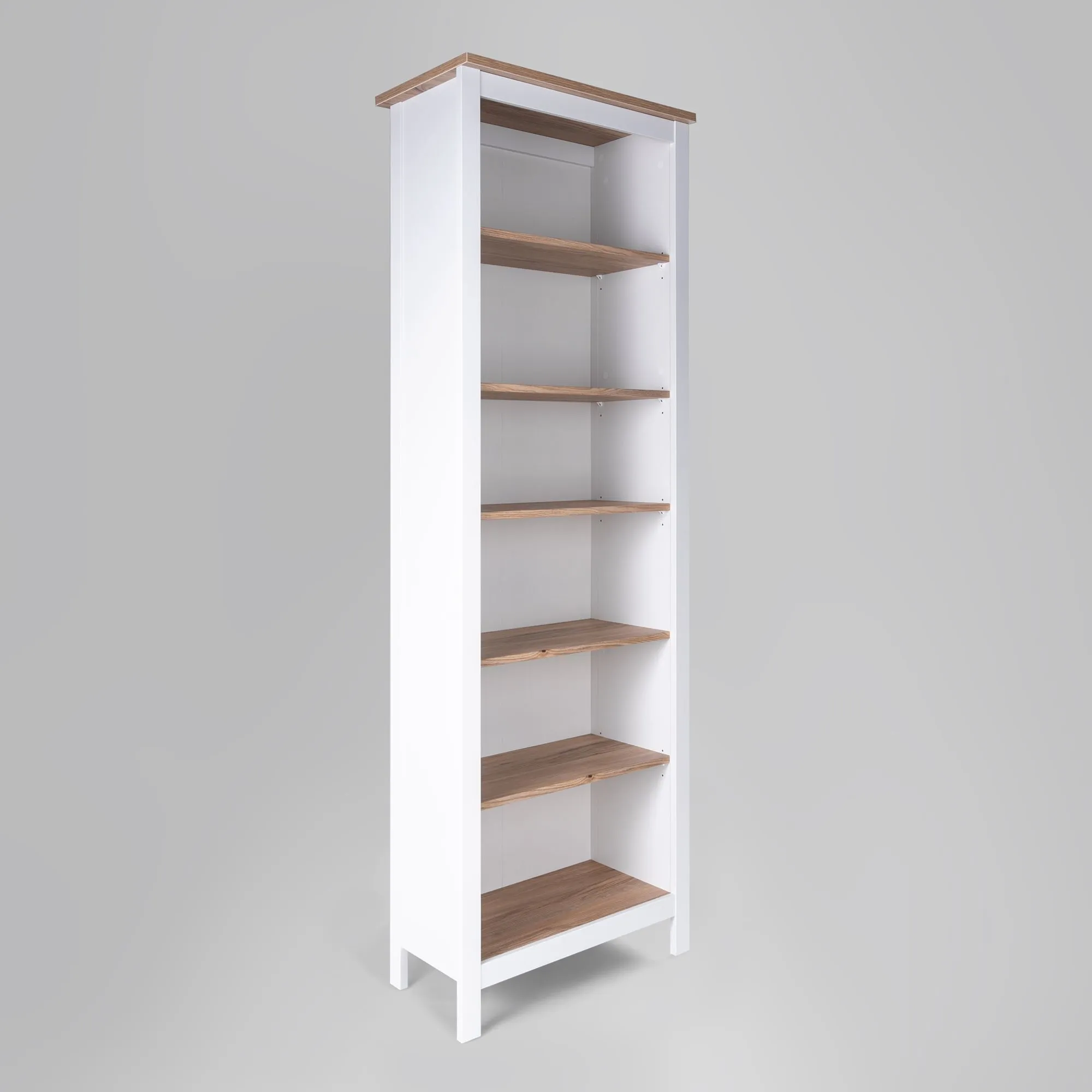 2.08.07.110.14 САГА стеллаж 70 белый/ясень RU