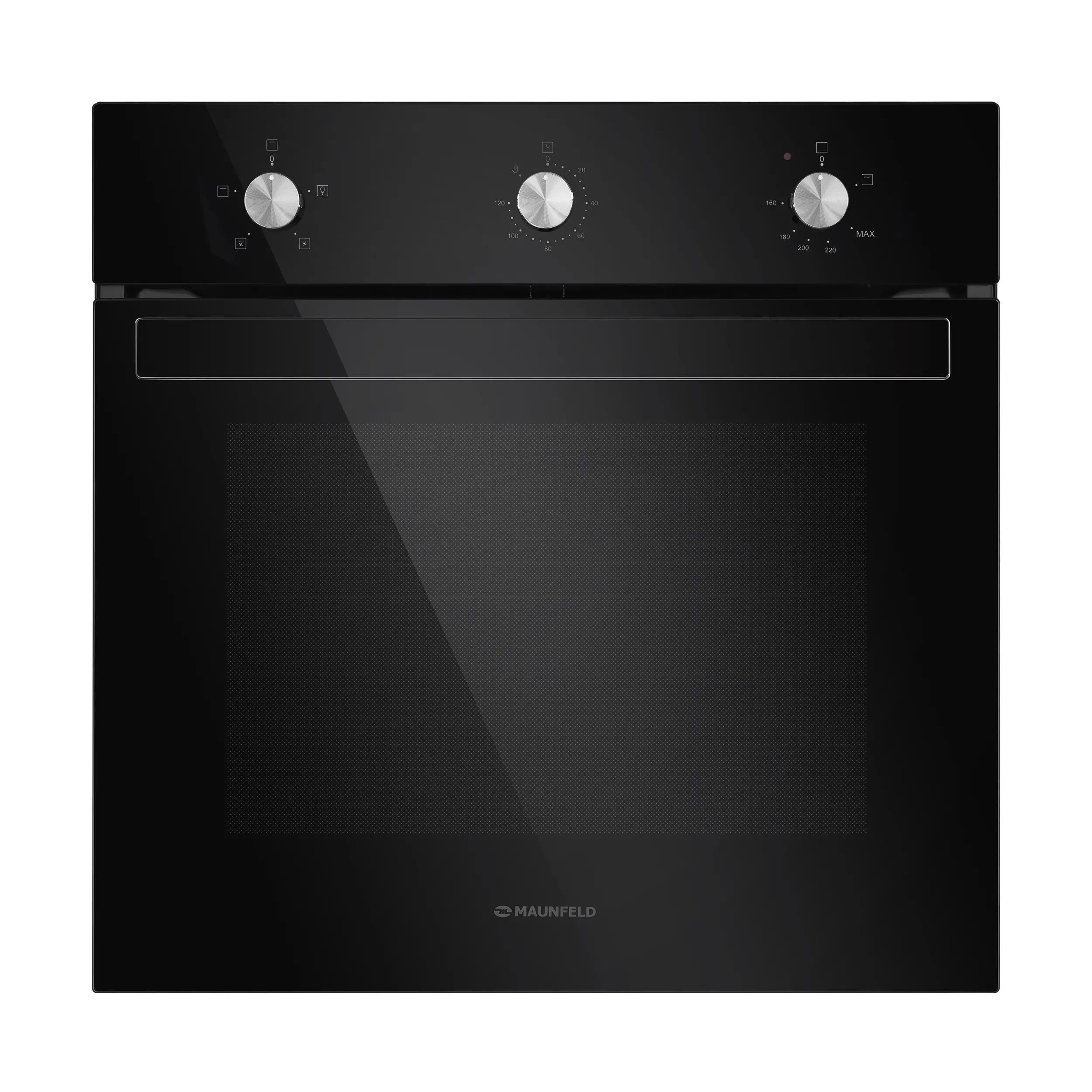 Шкаф духовой газоэлектрический MAUNFELD EOGC604 Slim Черный